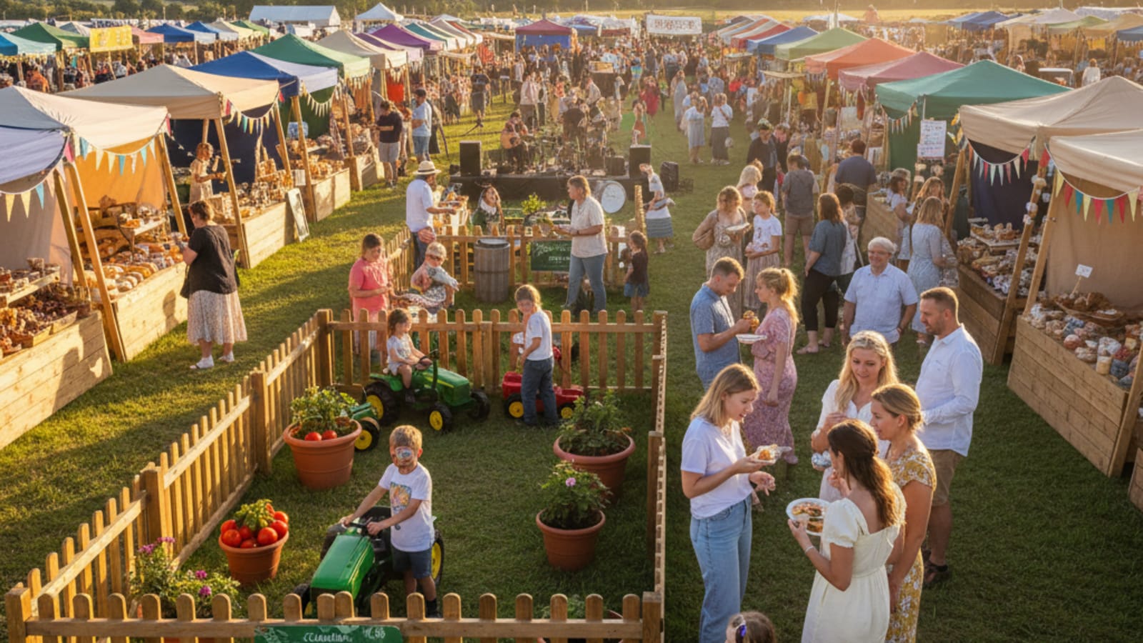Cranleigh Farming & Food Festival showcasing local produce and family-friendly activities.