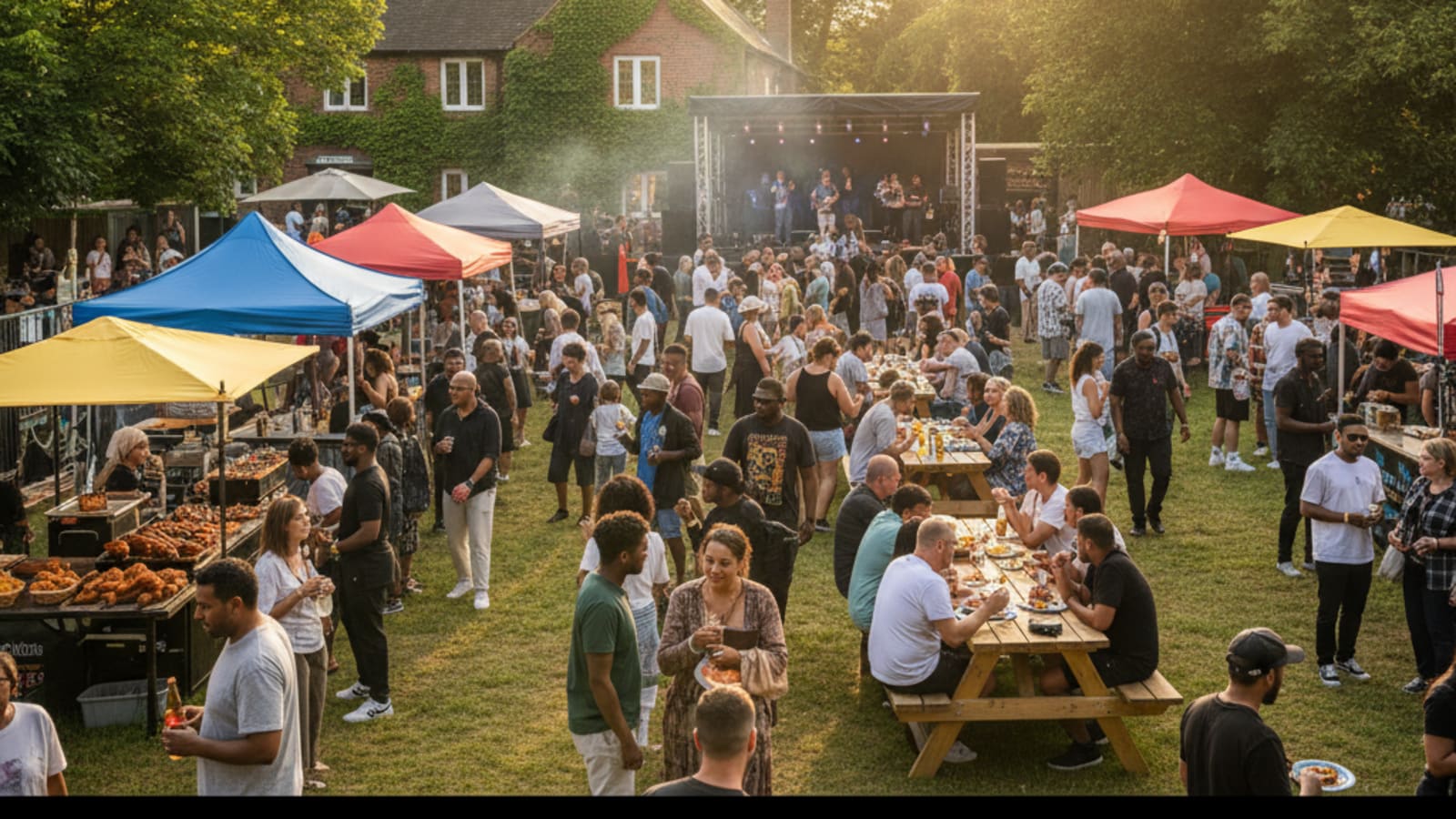 Soul Fest 26 in Gravesend featuring live DJs and delicious food