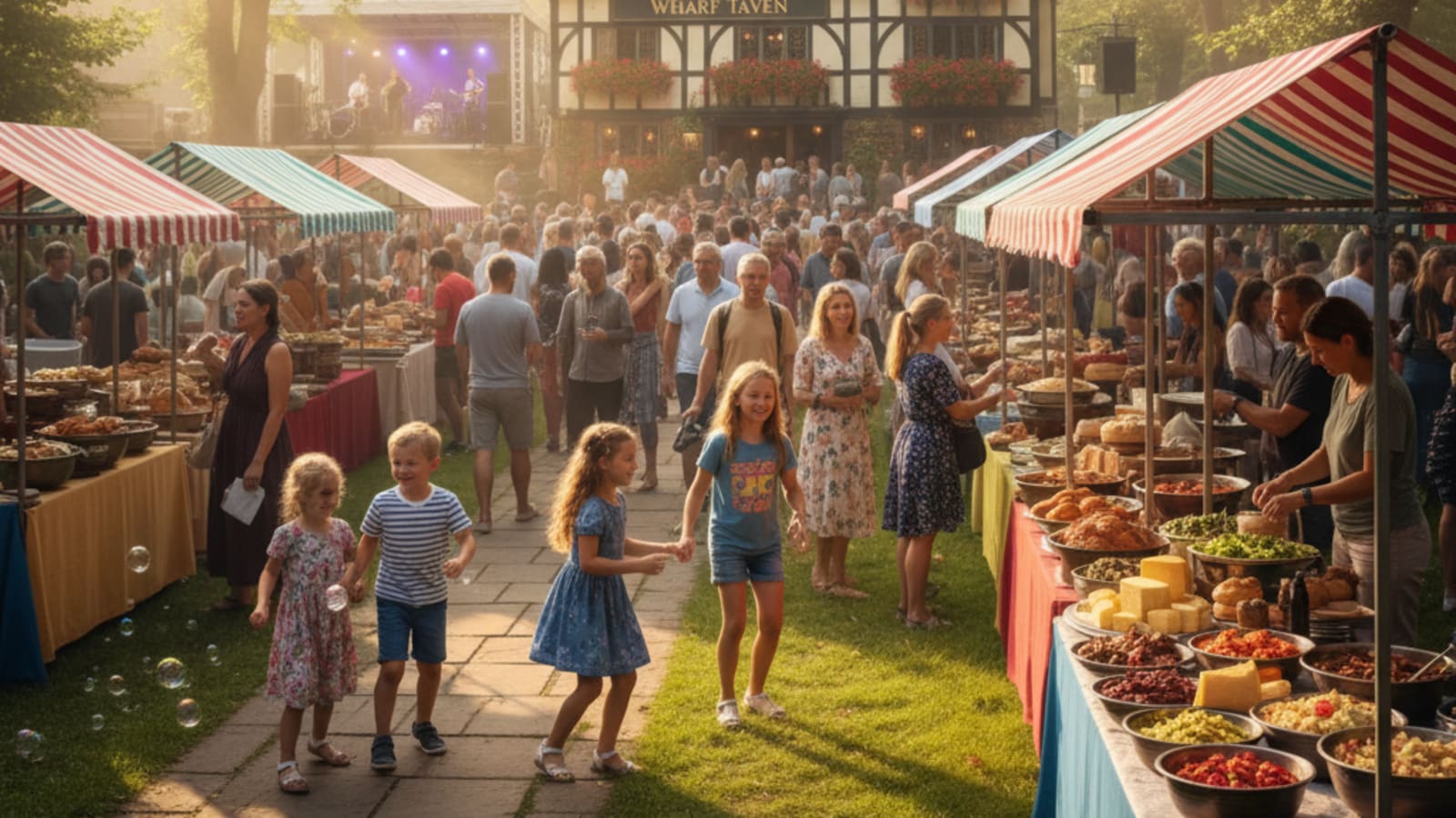 Wharf Fest 2026 in Solihull featuring food and live music