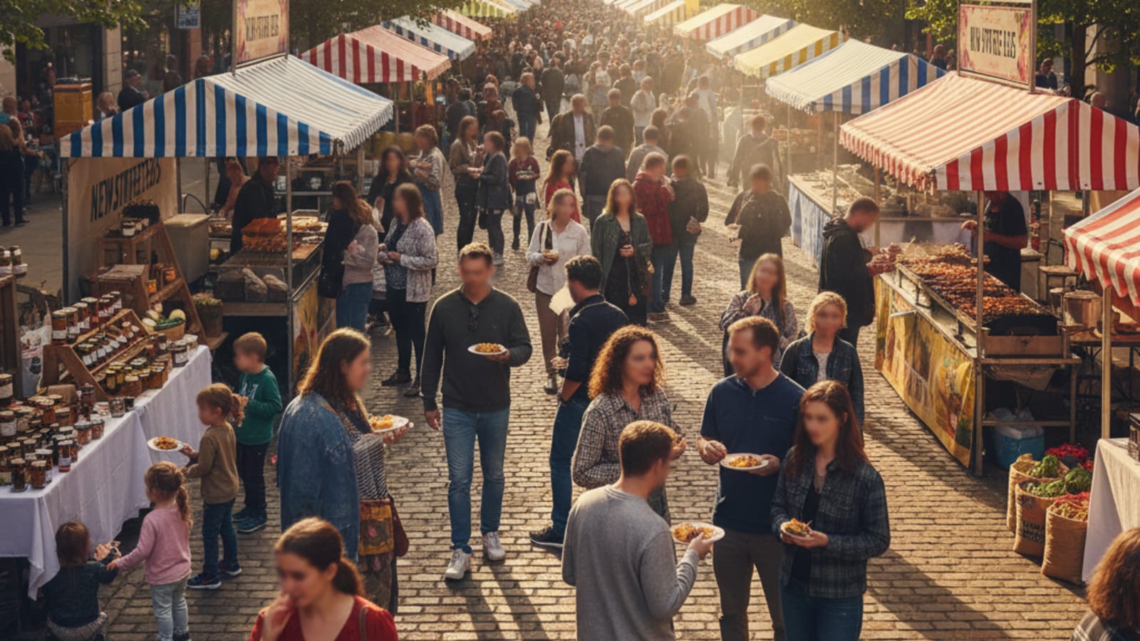 New Street Eats food festival in Birmingham City Centre