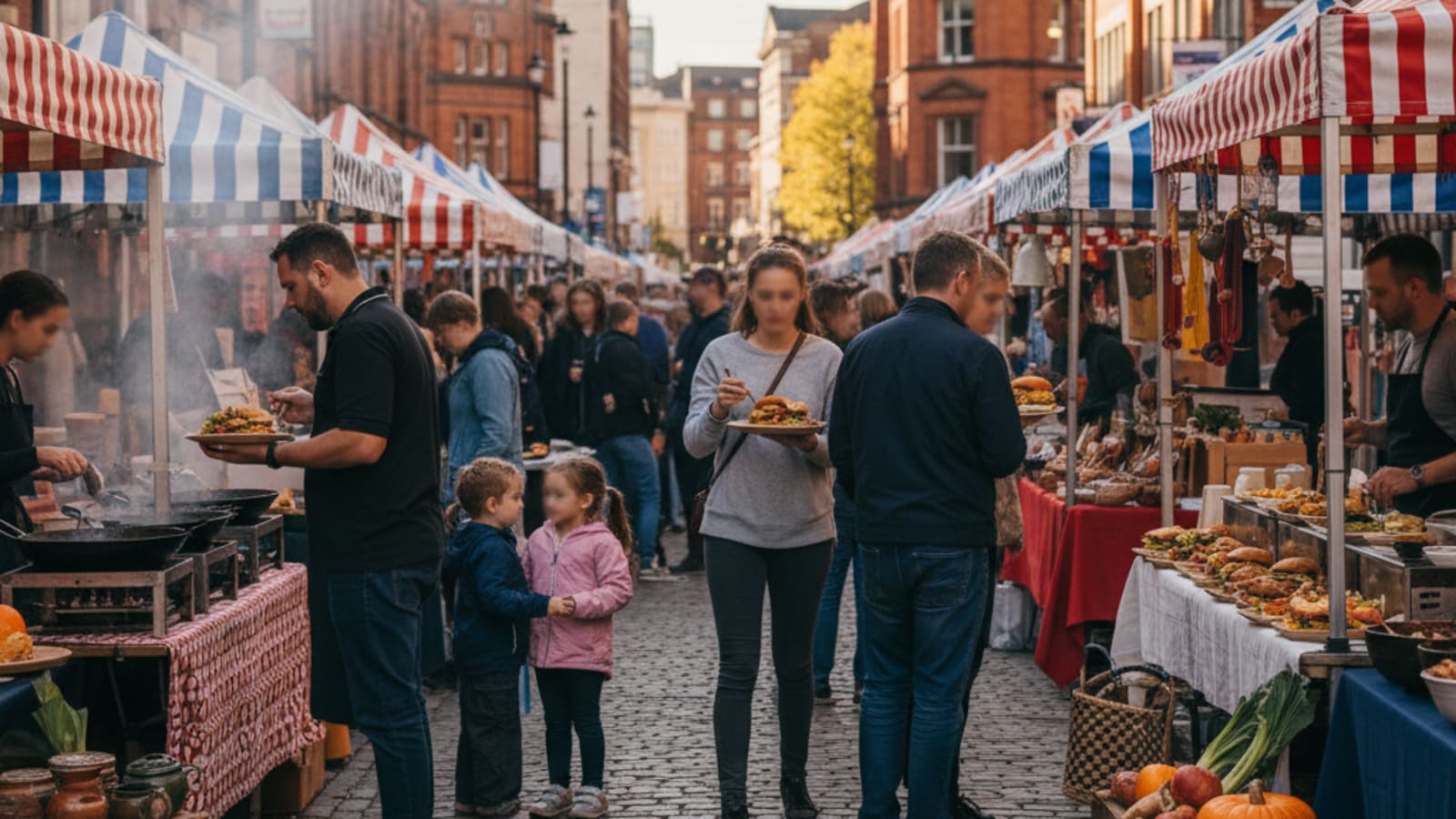 New Street Eats food festival in Birmingham City Centre