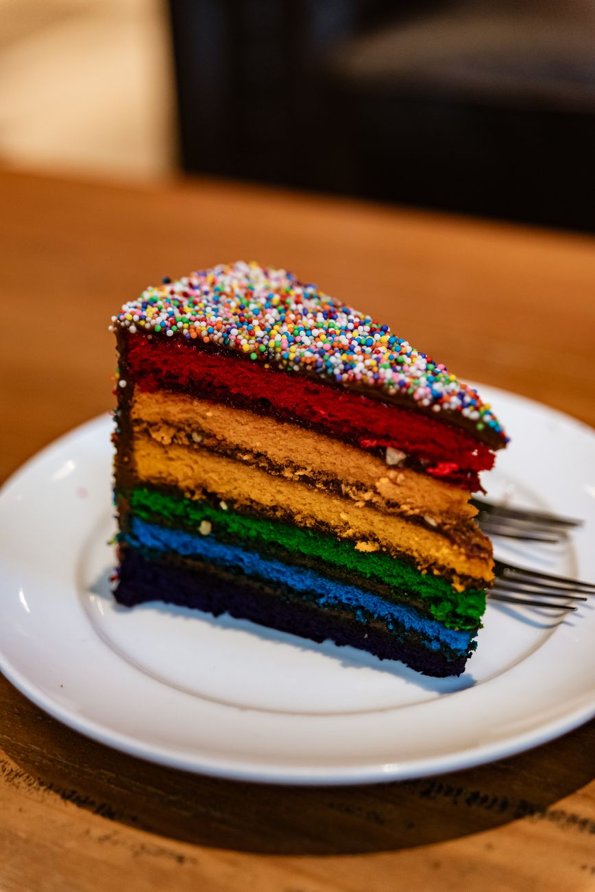 Rainbow Layer Cake