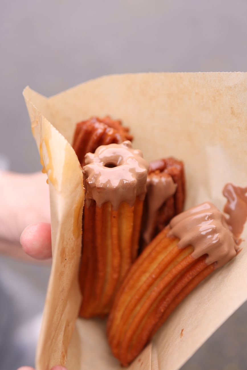 Churros with Chocolate Dipping Sauce