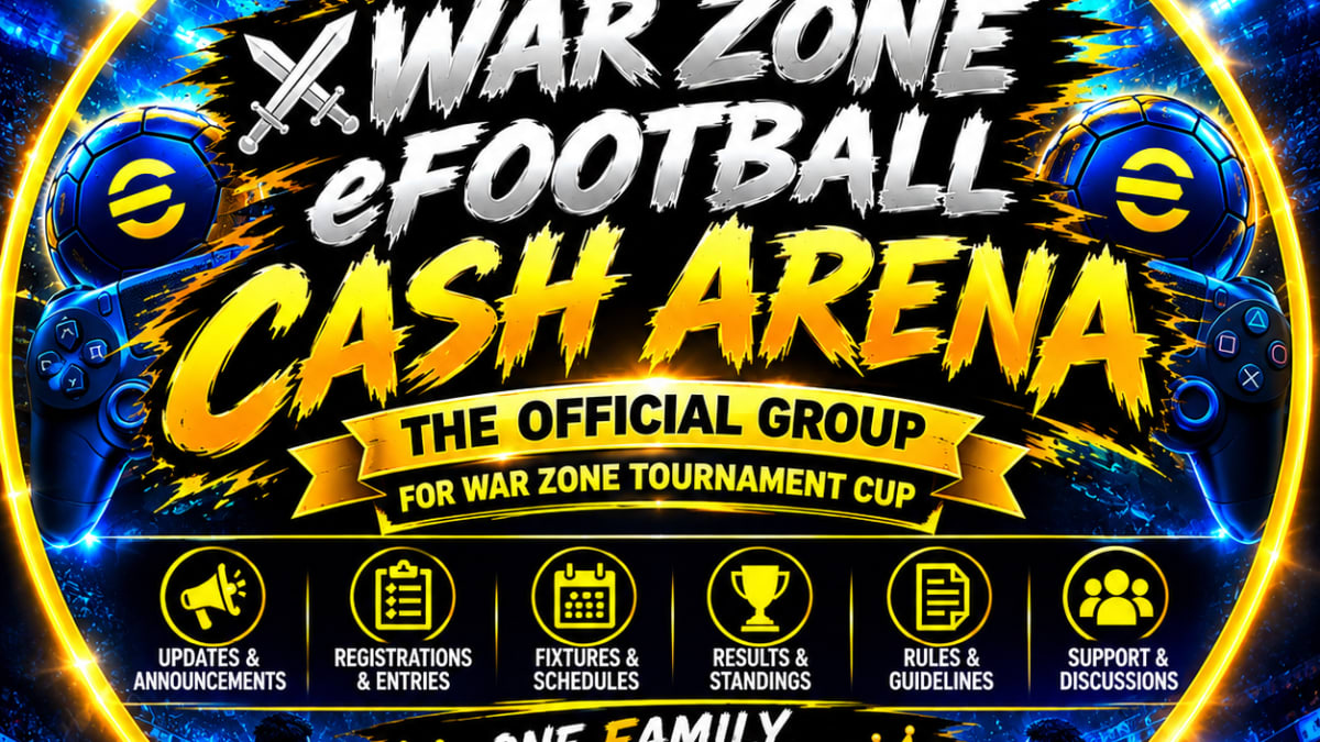 WARZONE PHASE 3 EFOOTBALL TOURNAMENT.