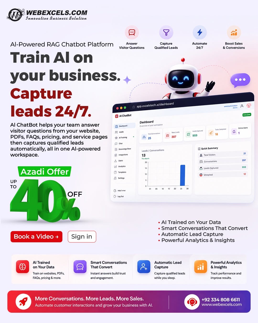 Train AI on Your Business and Capture Leads 24/7
