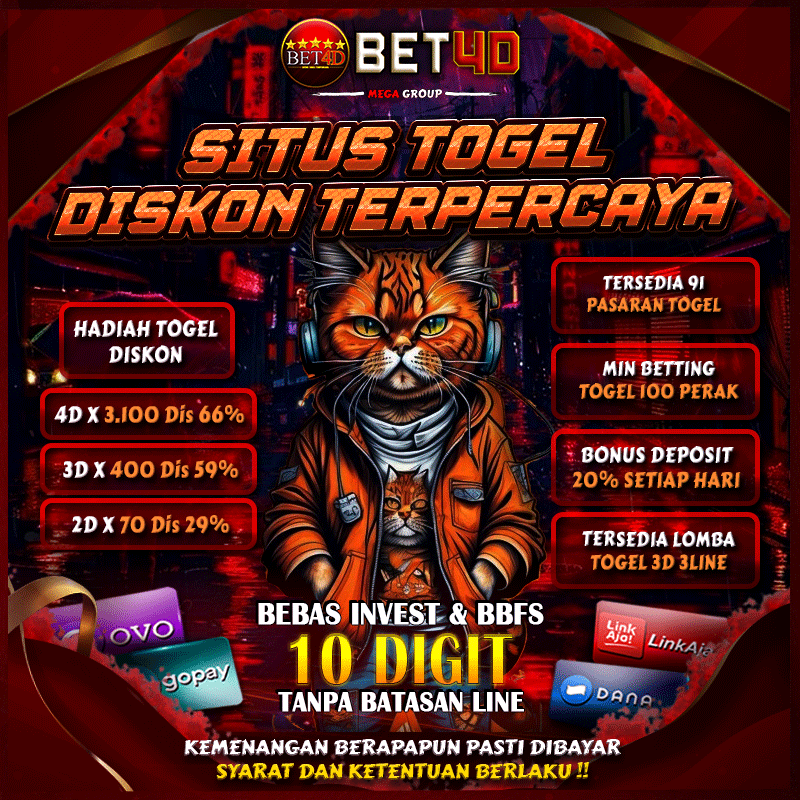 Bet4D - Bandar Situs Toto Macau & Toto Slot Gacor Terpercaya di Indonesia