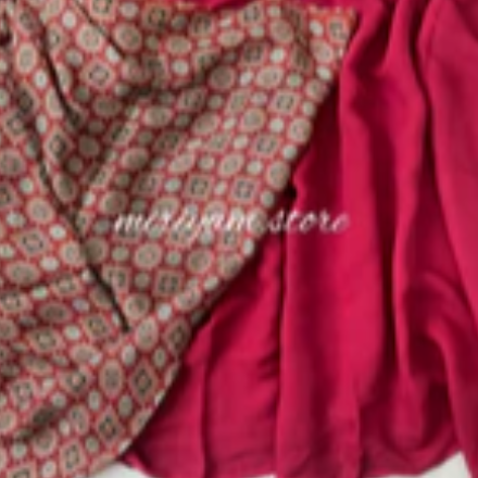 Pure Modal Ajrakh Silk Saree