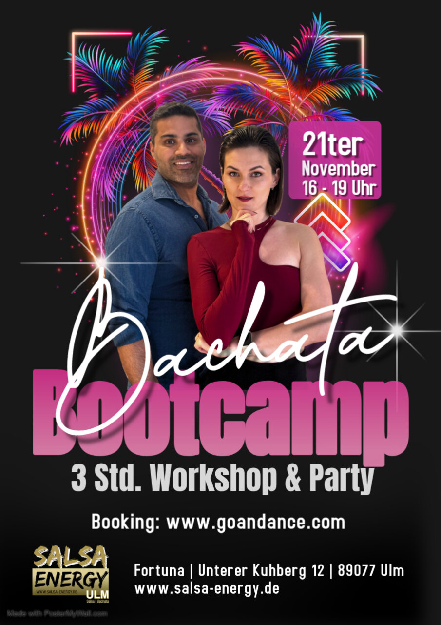 Bachata Bootcamp Ulm & Fortuna Night Party cover