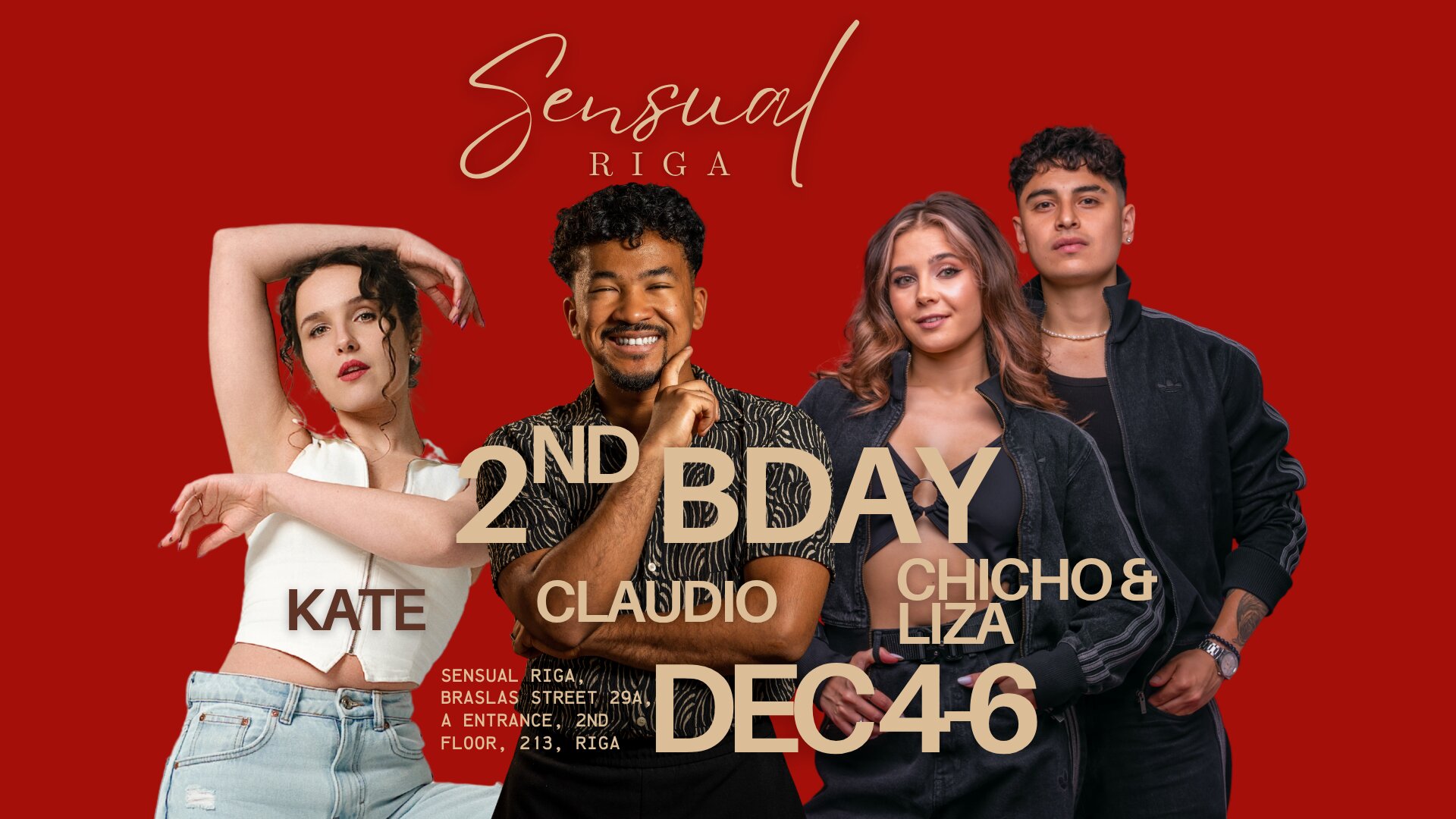 SENSUAL Riga 2nd Birthday cover