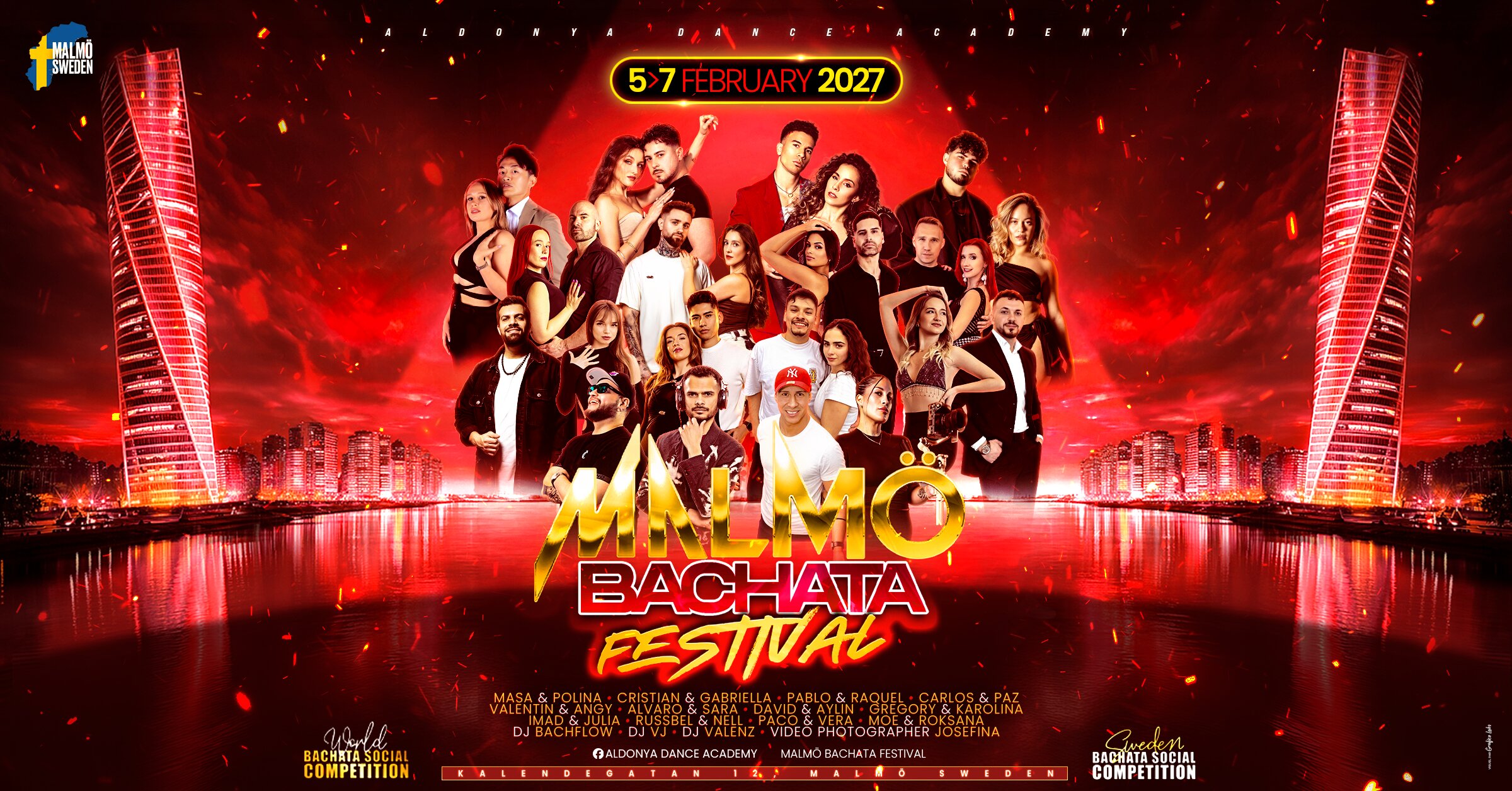 Malmö Bachata Festival (Sweden) - February 2027 cover