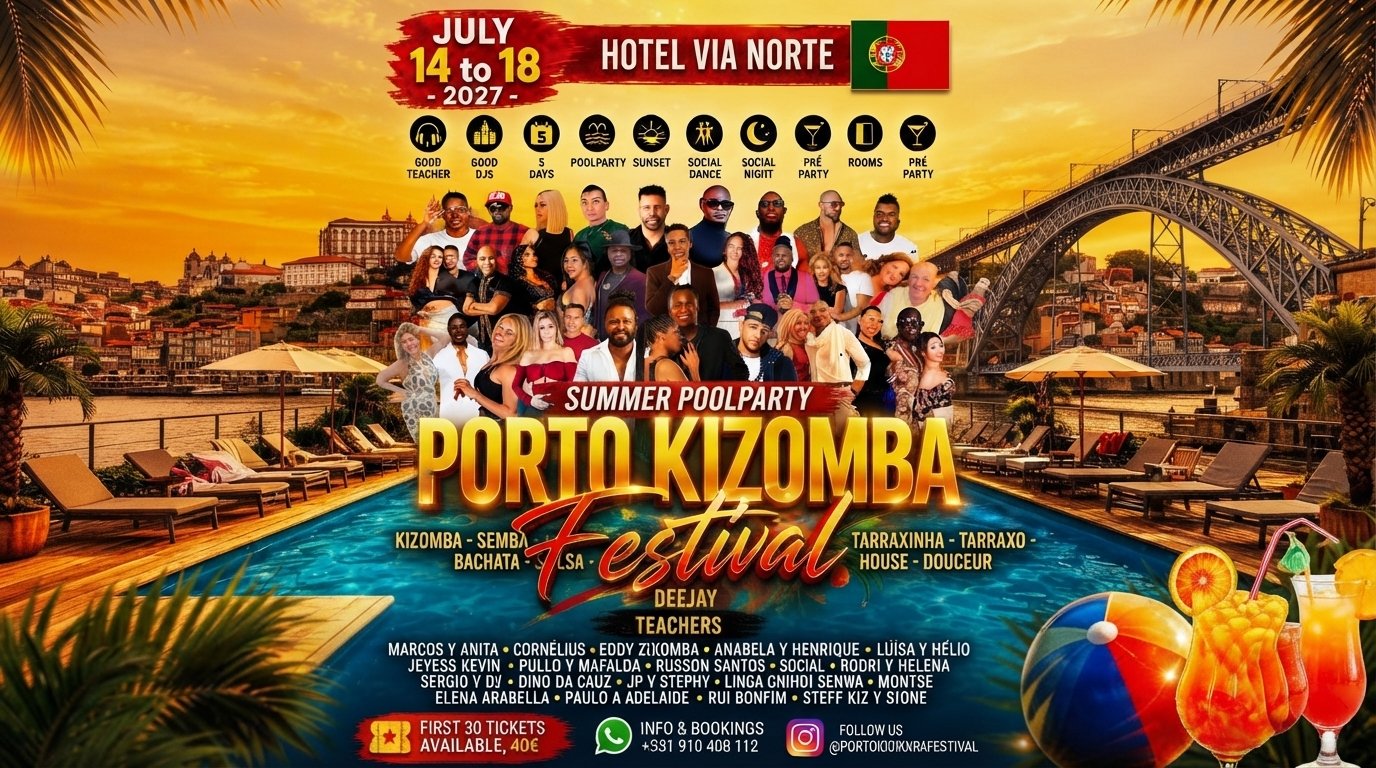 Porto Kizomba Festival - Summer Poolparty ( 7º Edition ) cover