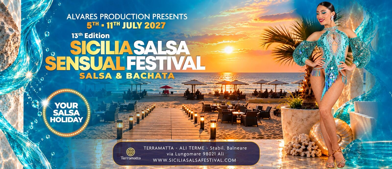SICILIA SALSA SENSUAL FESTIVAL 2027 (13th Edition) cover