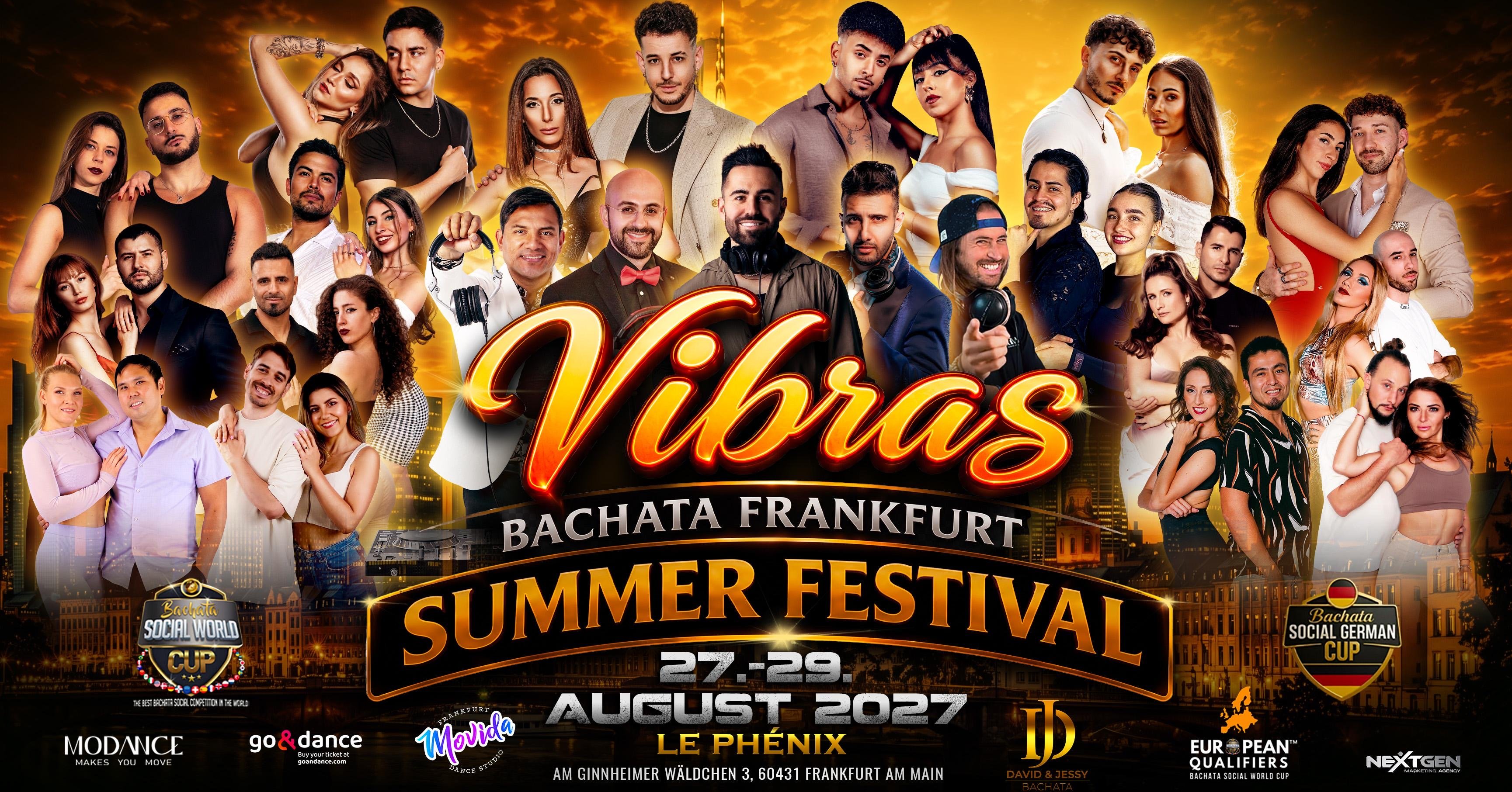 Vibras Bachata summer Festival 2027 cover