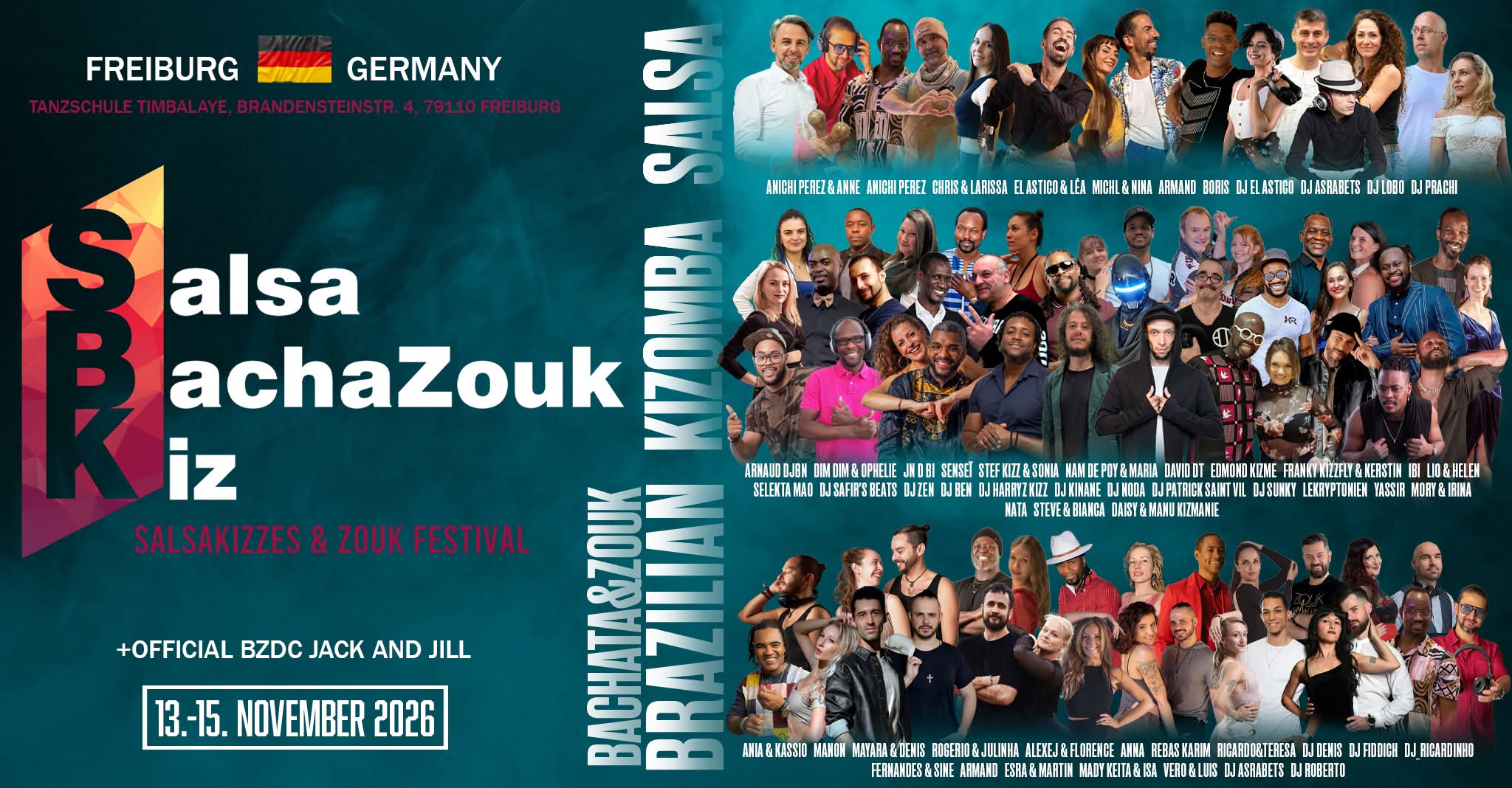 SalsaKizzes & Zouk Festival in Freiburg cover