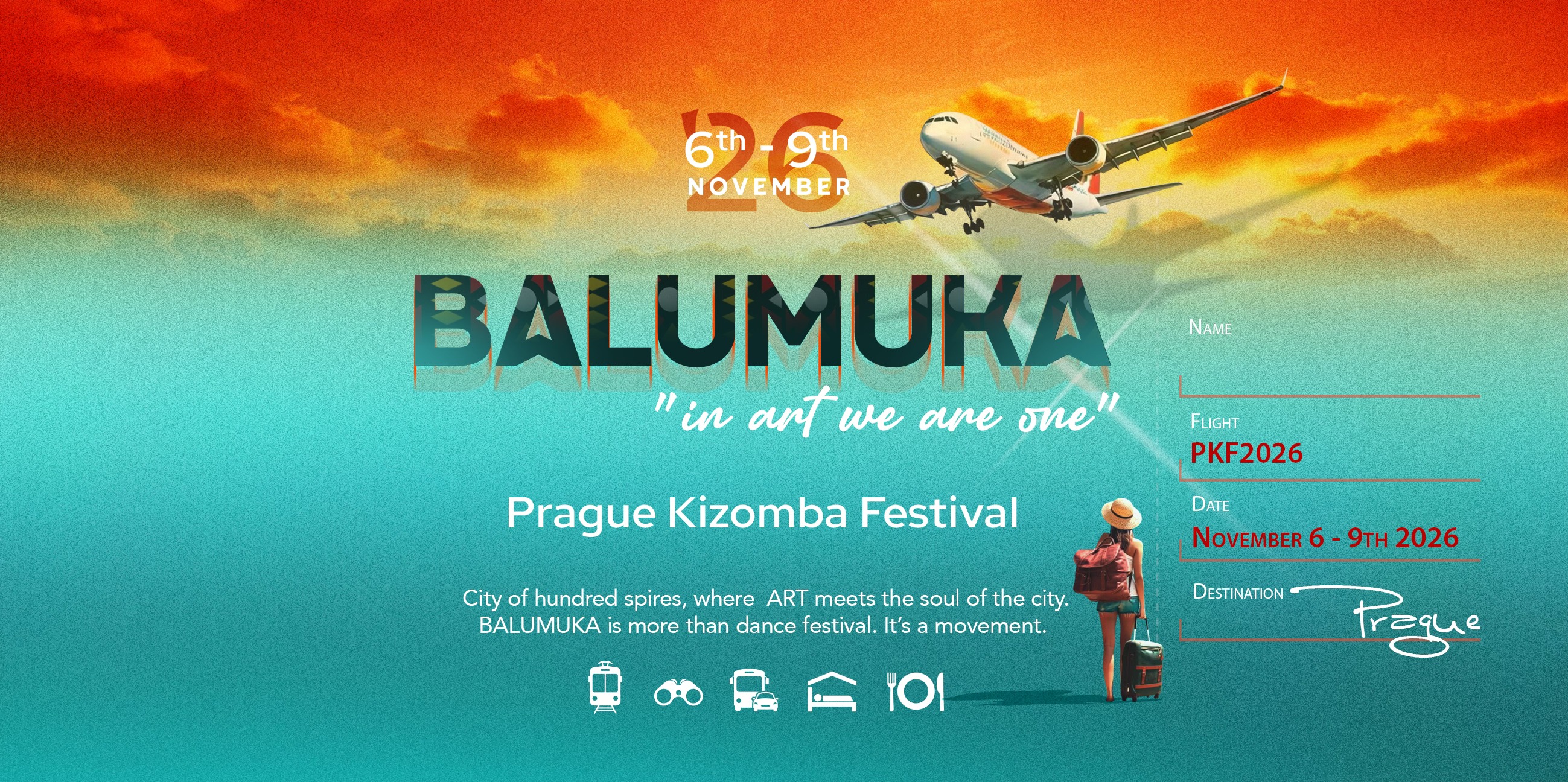 BALUMUKA - Prague Kizomba Festival – Nov. 6 – 9th 2026 cover