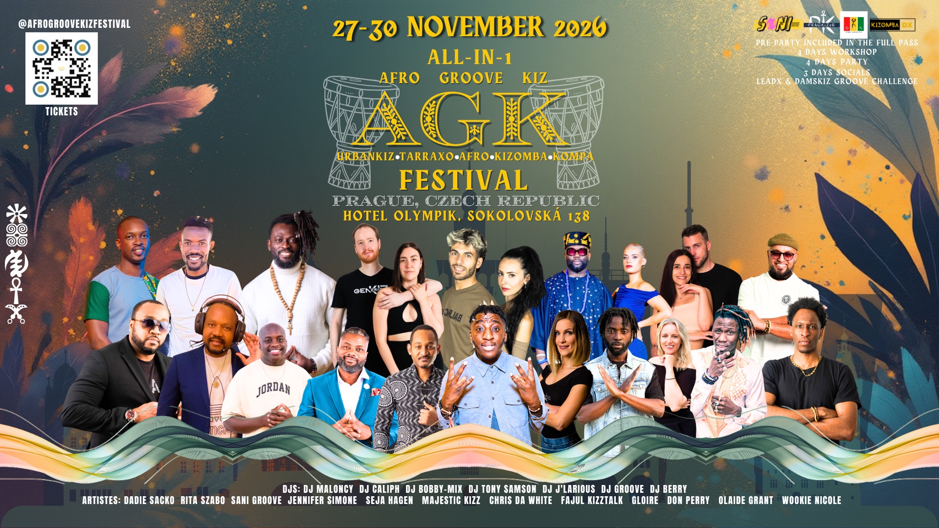 AFRO GROOVE KIZ FESTIVAL OFFICIAL-PRAGUE cover