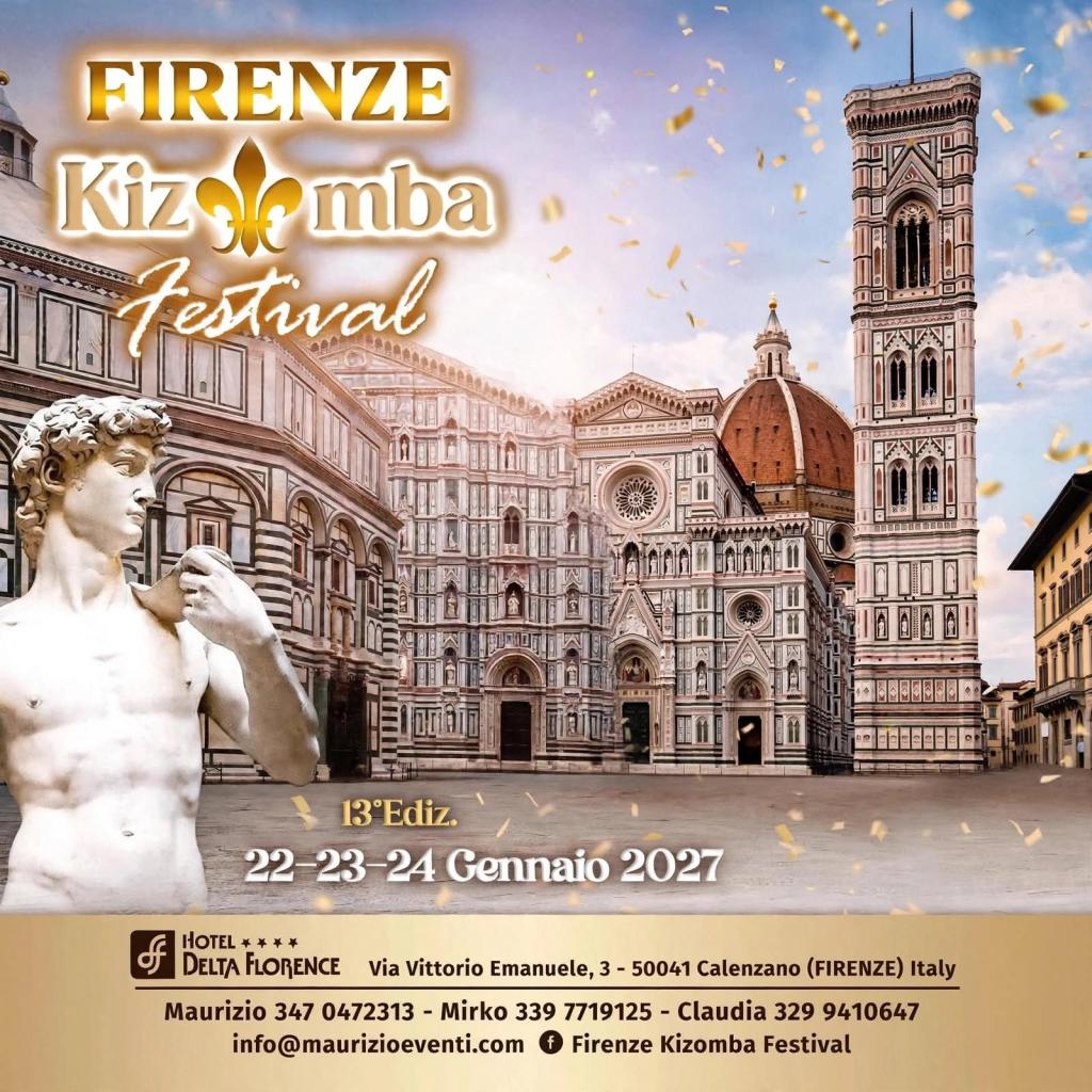 13° Firenze Kizomba Salsa Bachata Festival 22 23 24 gennaio 2027 cover