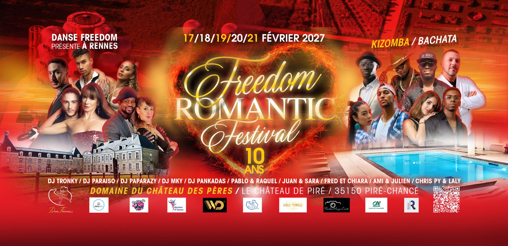 Freedom Romantic Festival – 10 Eme Edition Speciale Chateau – 17/18/19/20/21 Fevrier 2027 cover