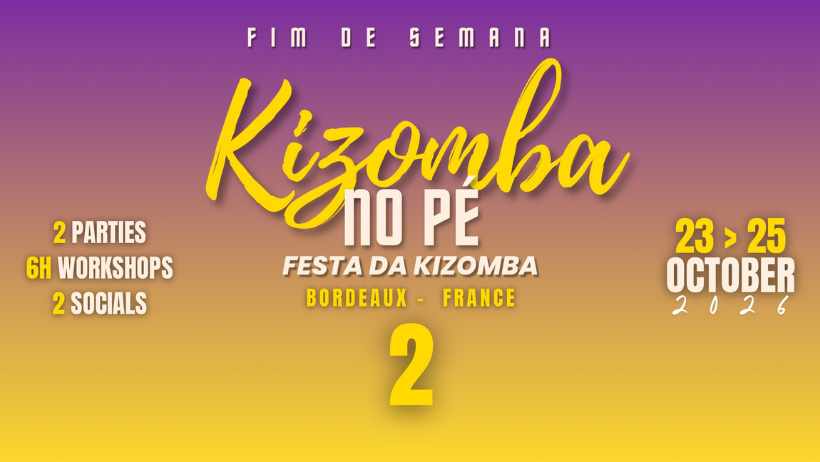 KIZOMBA NO PÉ – Festa da Kizomba – 2026 cover