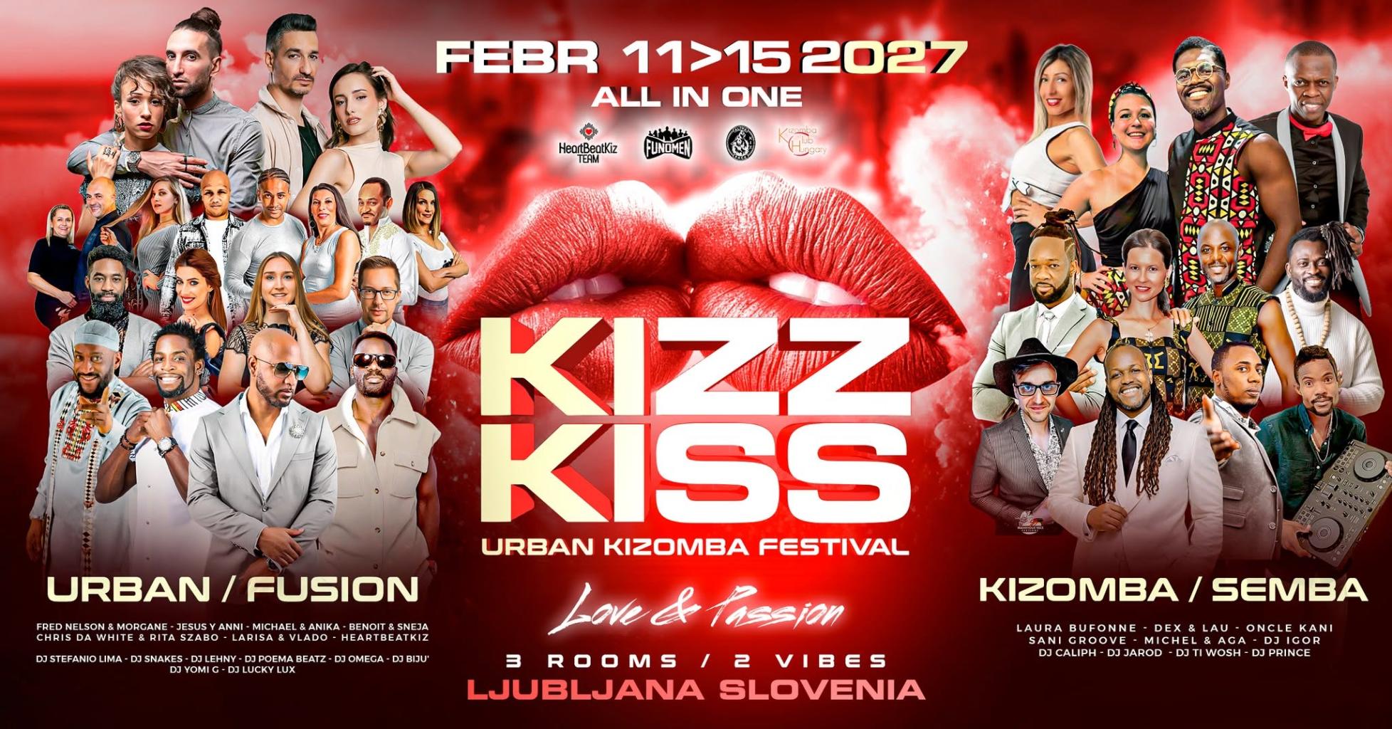 KIZZ KISS Festival 2027 – Love & Passion cover