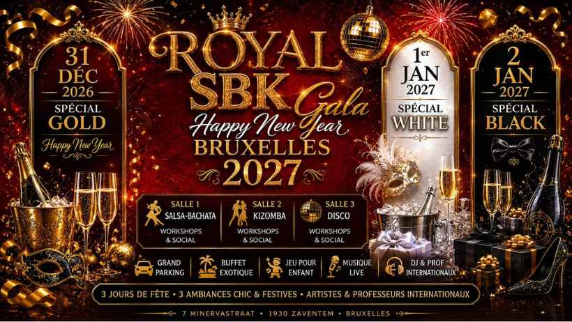 Royal SBK Gala Happy New Year Bruxelles 2027 cover