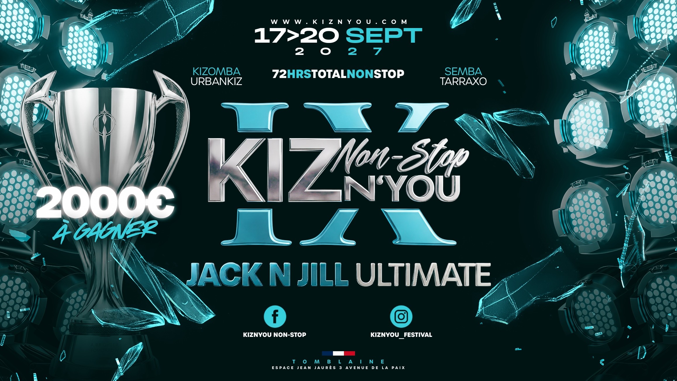 Kiznyou Non Stop Festival Ix - – Kizomba in Tomblaine cover