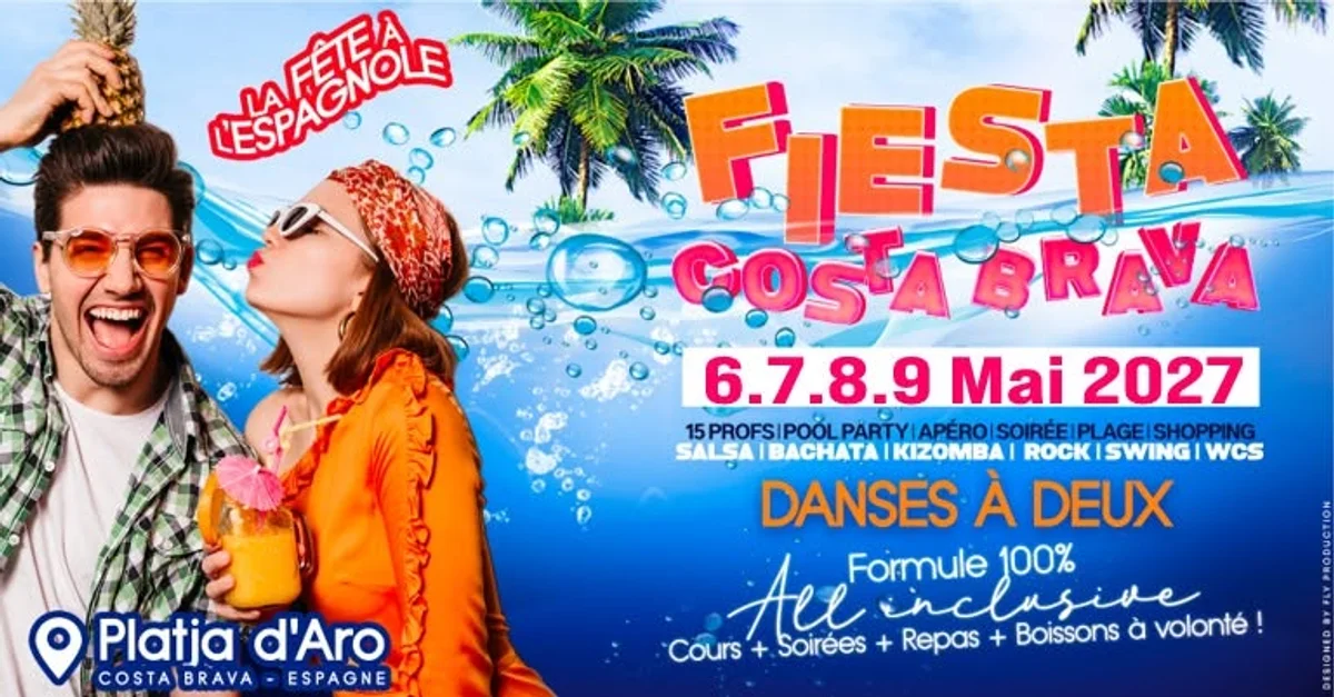 Fiesta Costa Brava - Ascension 2027 14ᵉ Édition – Salsa, Bachata and Kizomba in Platja d'Aro cover