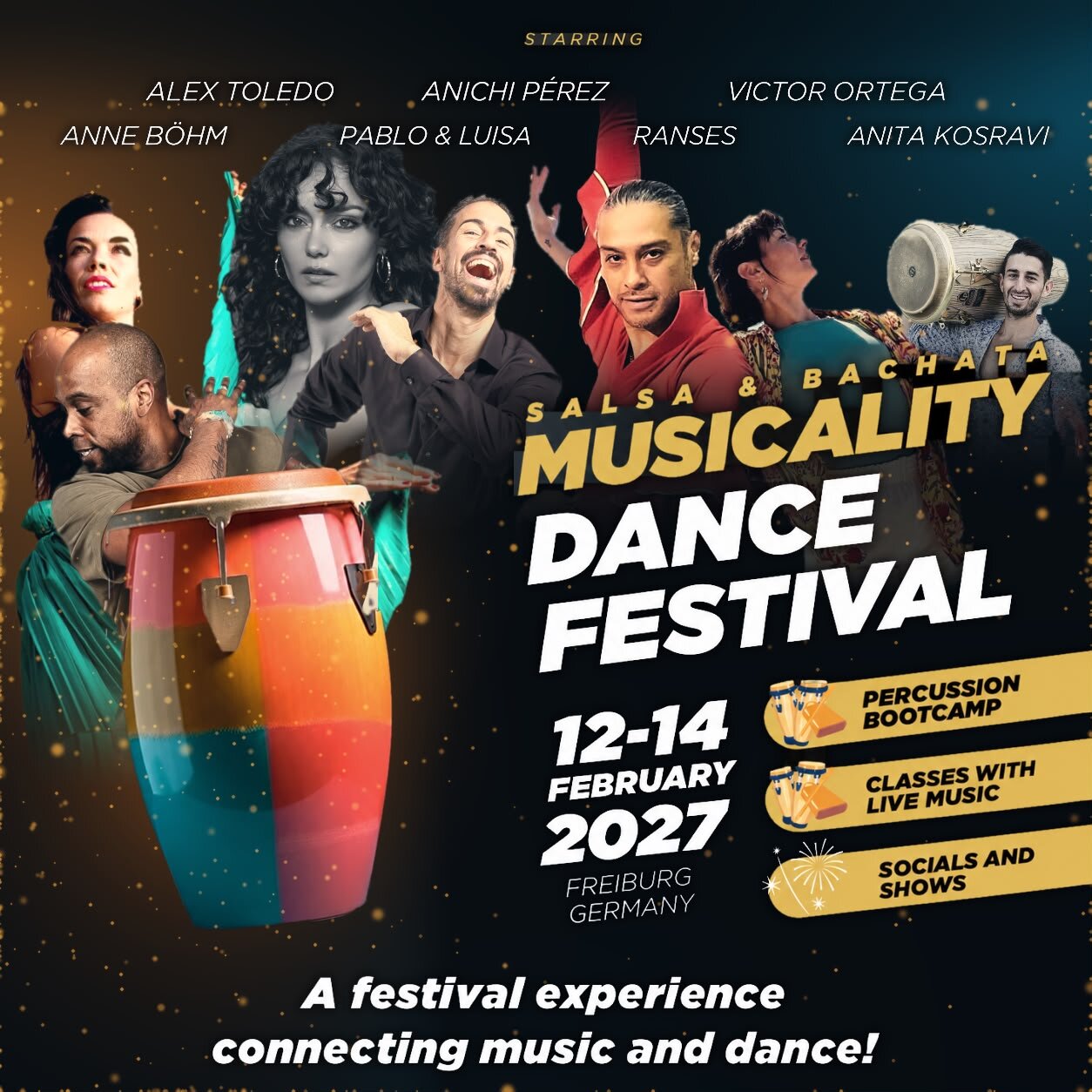 Salsa & Bachata Musicality Dance Festival cover