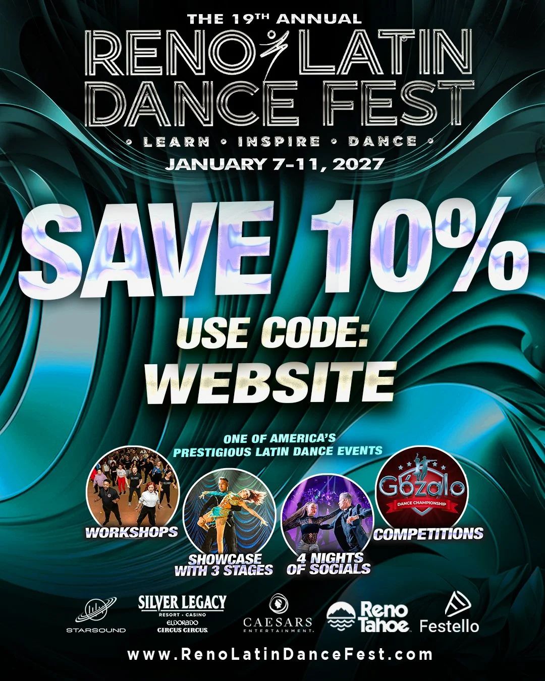 Reno Latin Dance Fest 2027 cover