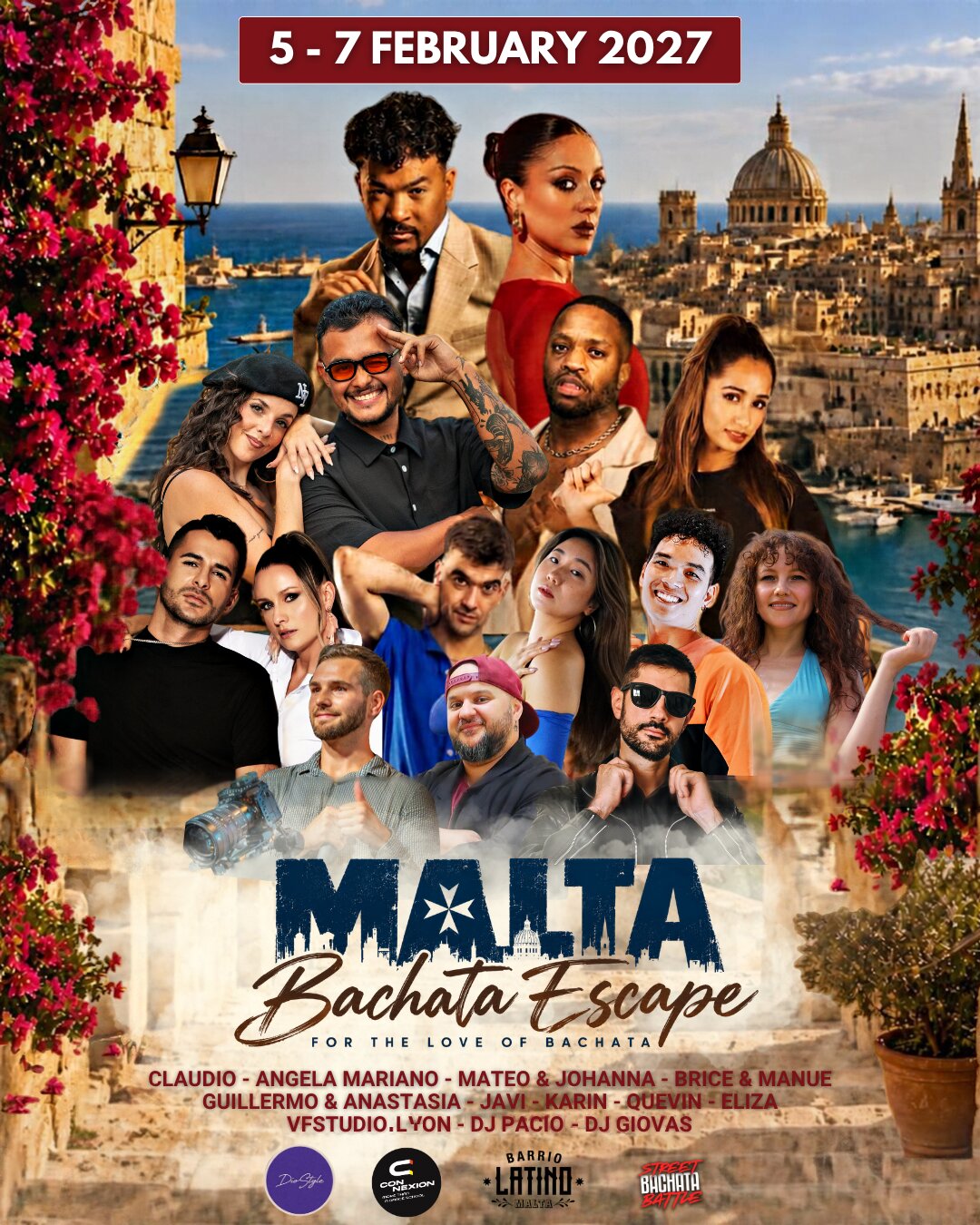 Malta Bachata Escape 2027: For the Love of Bachata cover