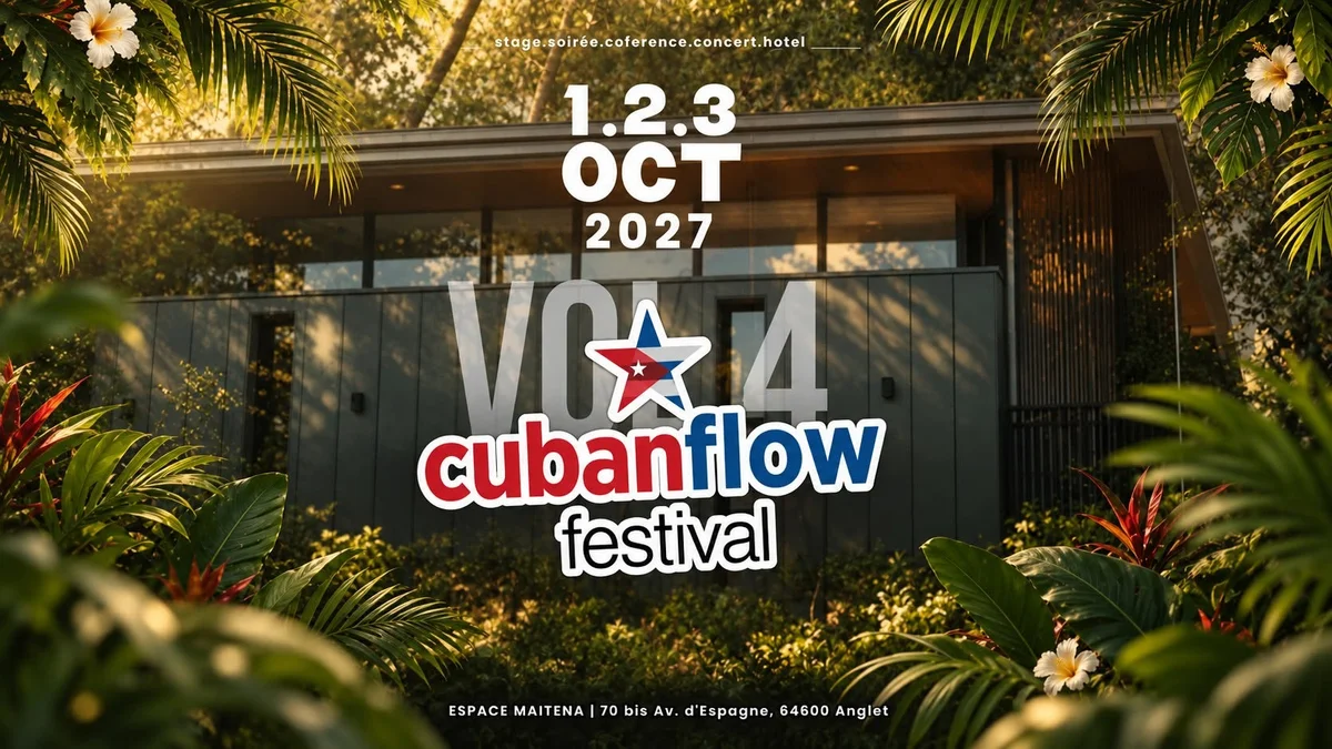 Cuban Flow Festival 1.2.3 Oct 2027 – Salsa in Biarritz cover