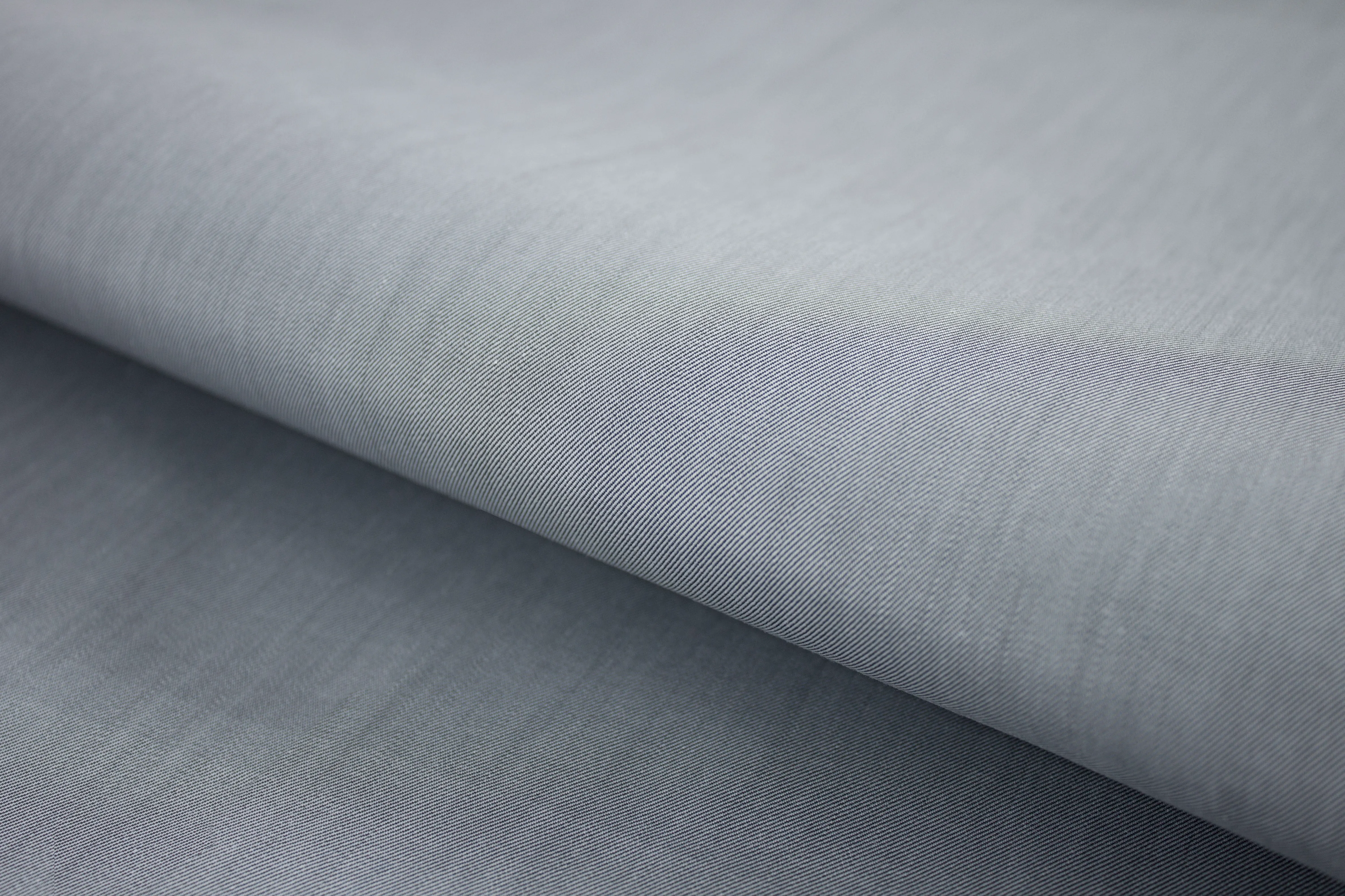 Silver Grey Wrinkle-Resistant Cotton Dress Shirt