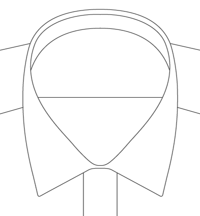 Hidden Button Down Collar