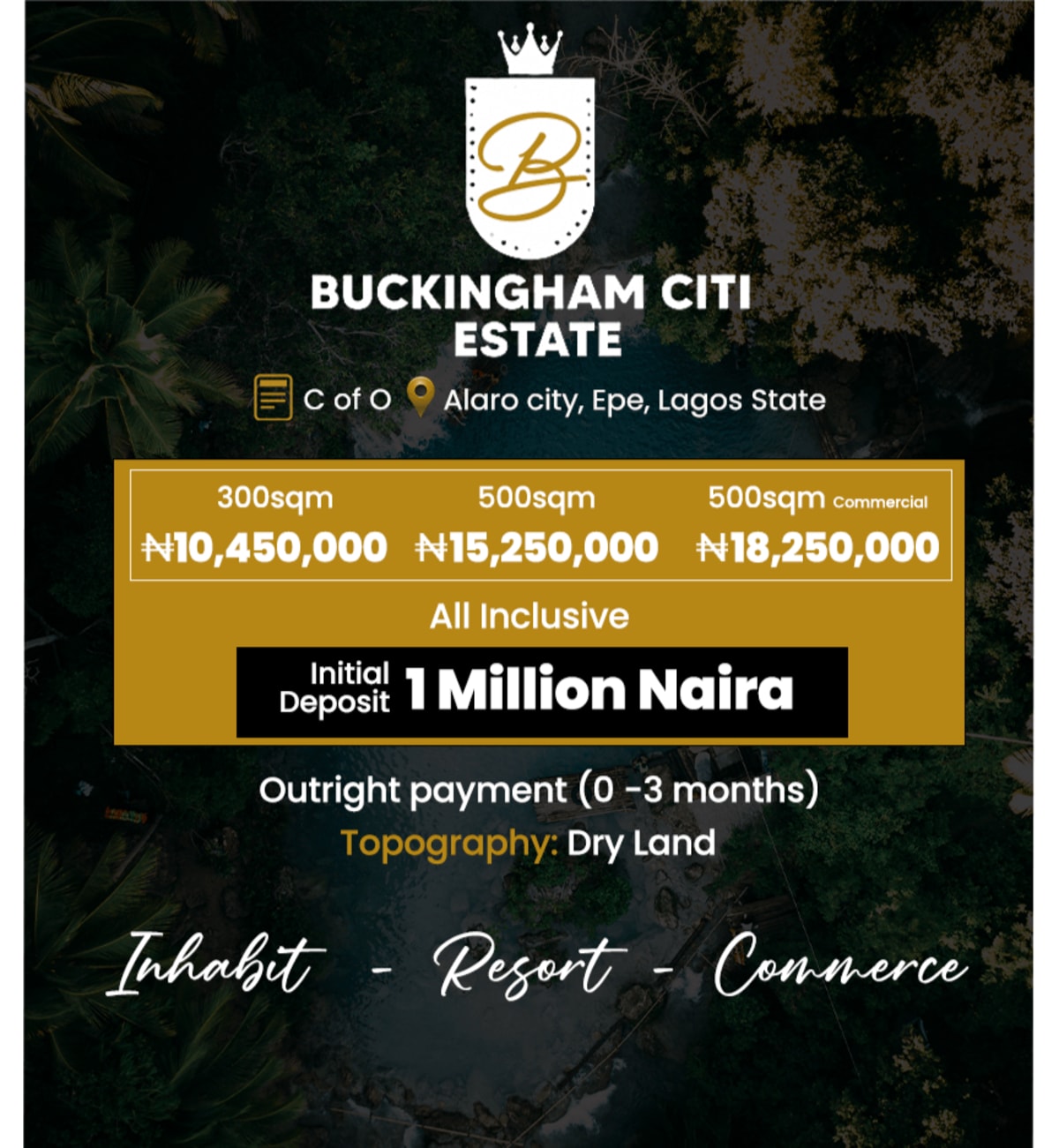 Commercial land in a good location (306epe)
