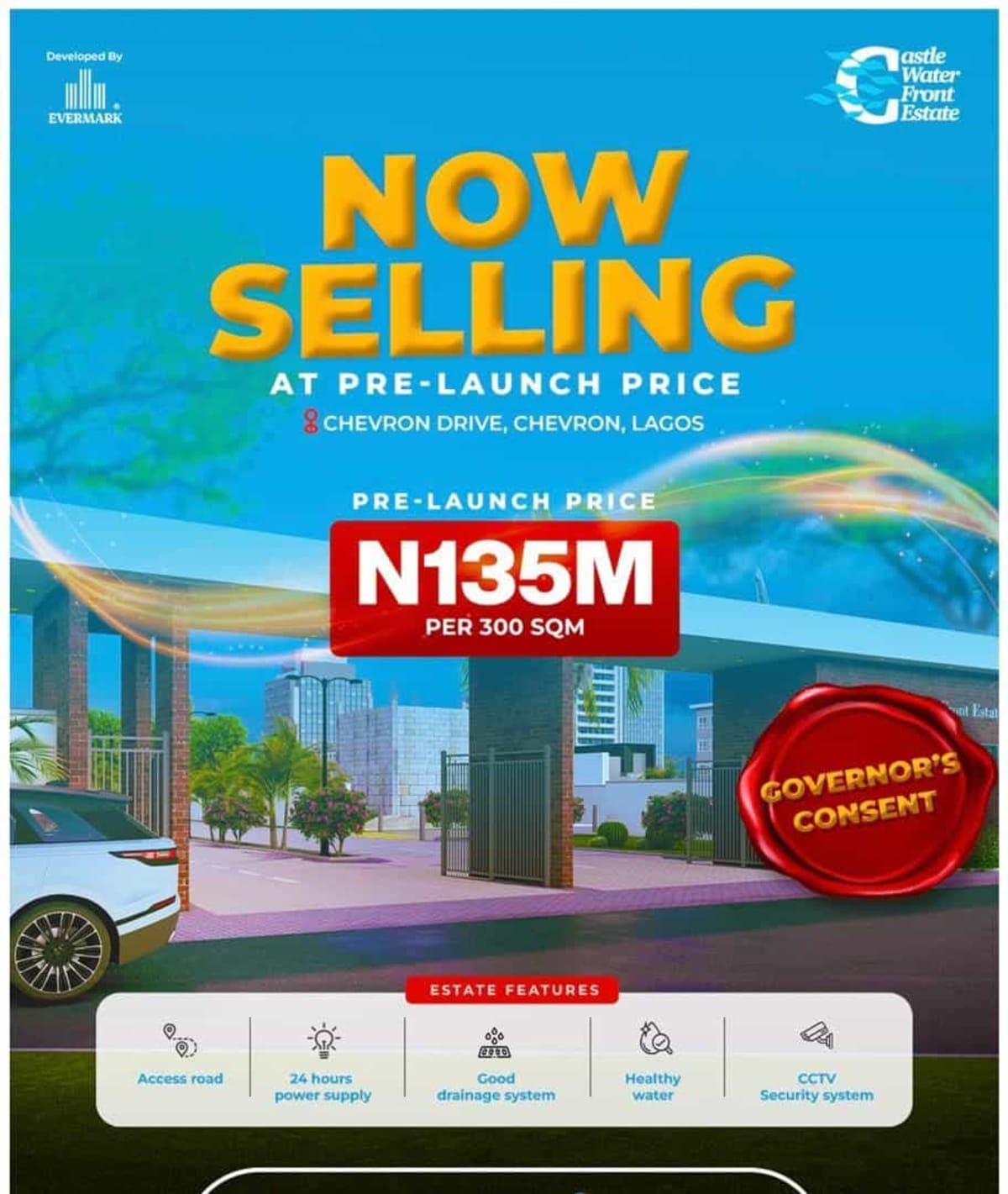 300 sqm in castle waterfront estate (320chevron)