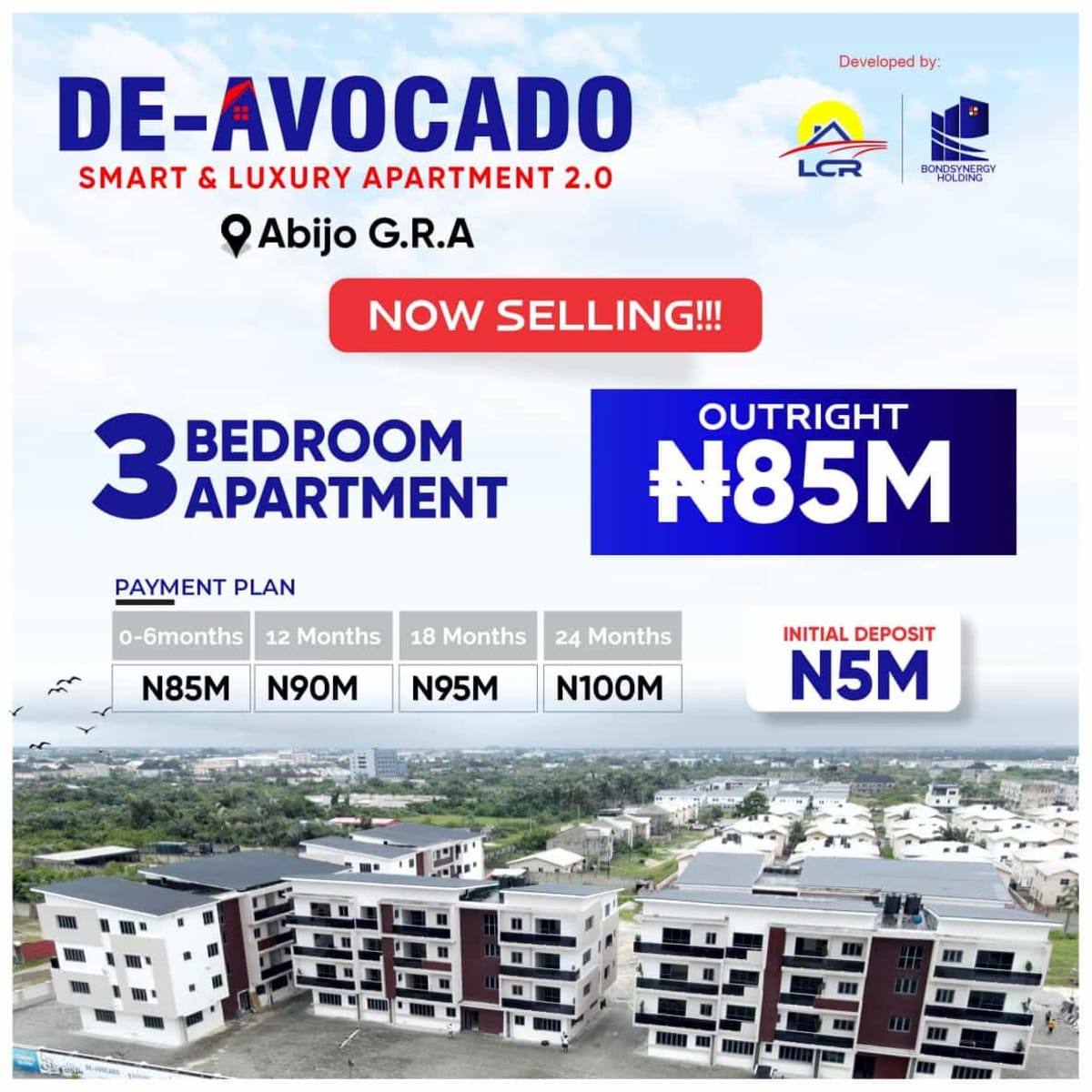 Three bedroom apartment (276ibejulekki)