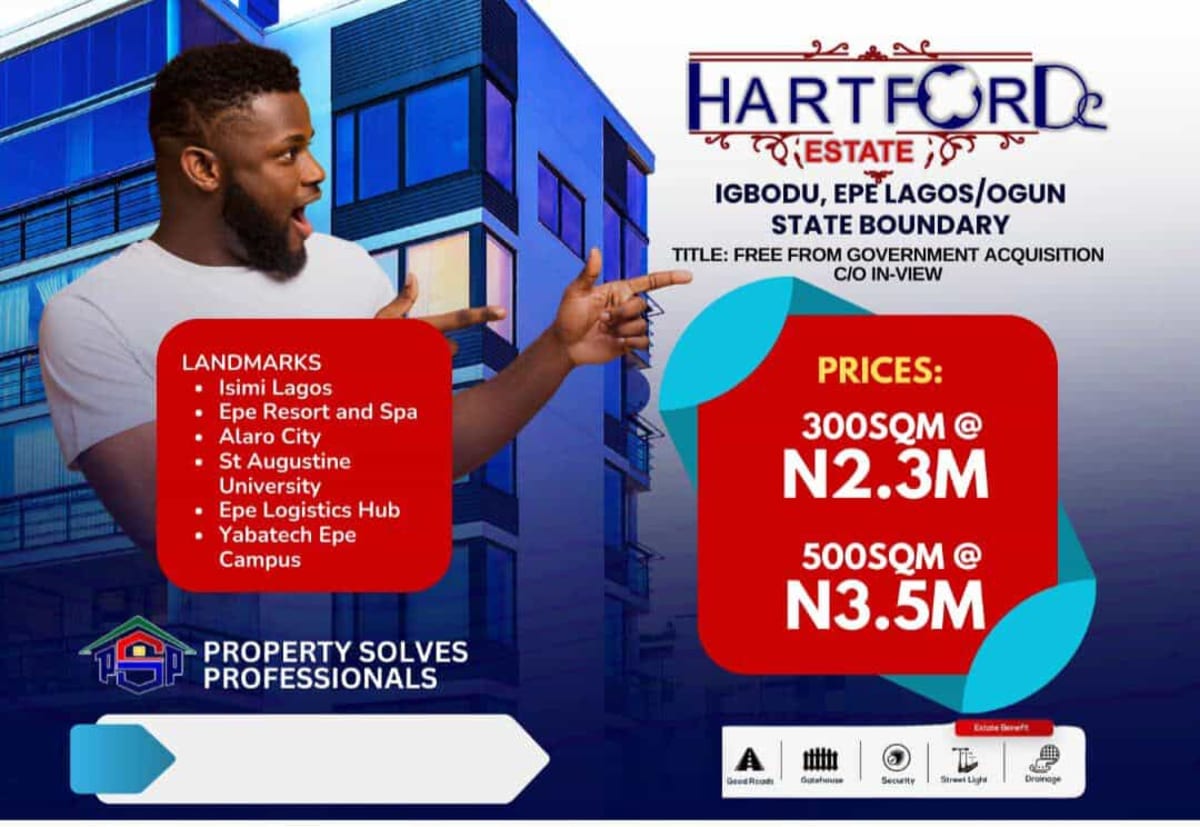 500 sqm dry land with c of o (322epe)