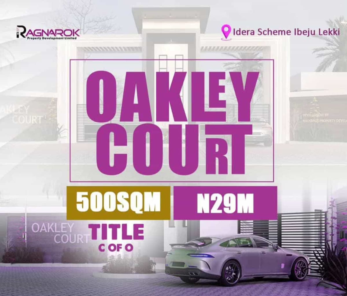 500 sqm land in a well planned estate (333ibejulekki)