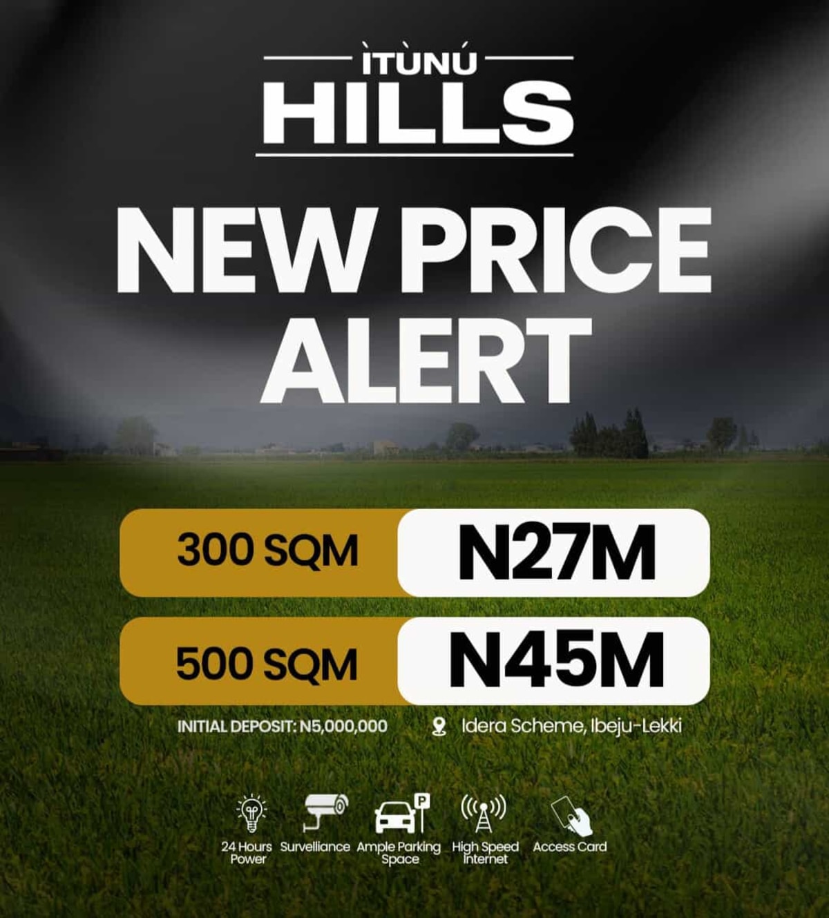 500 sqm residential land (294ibejulekki)