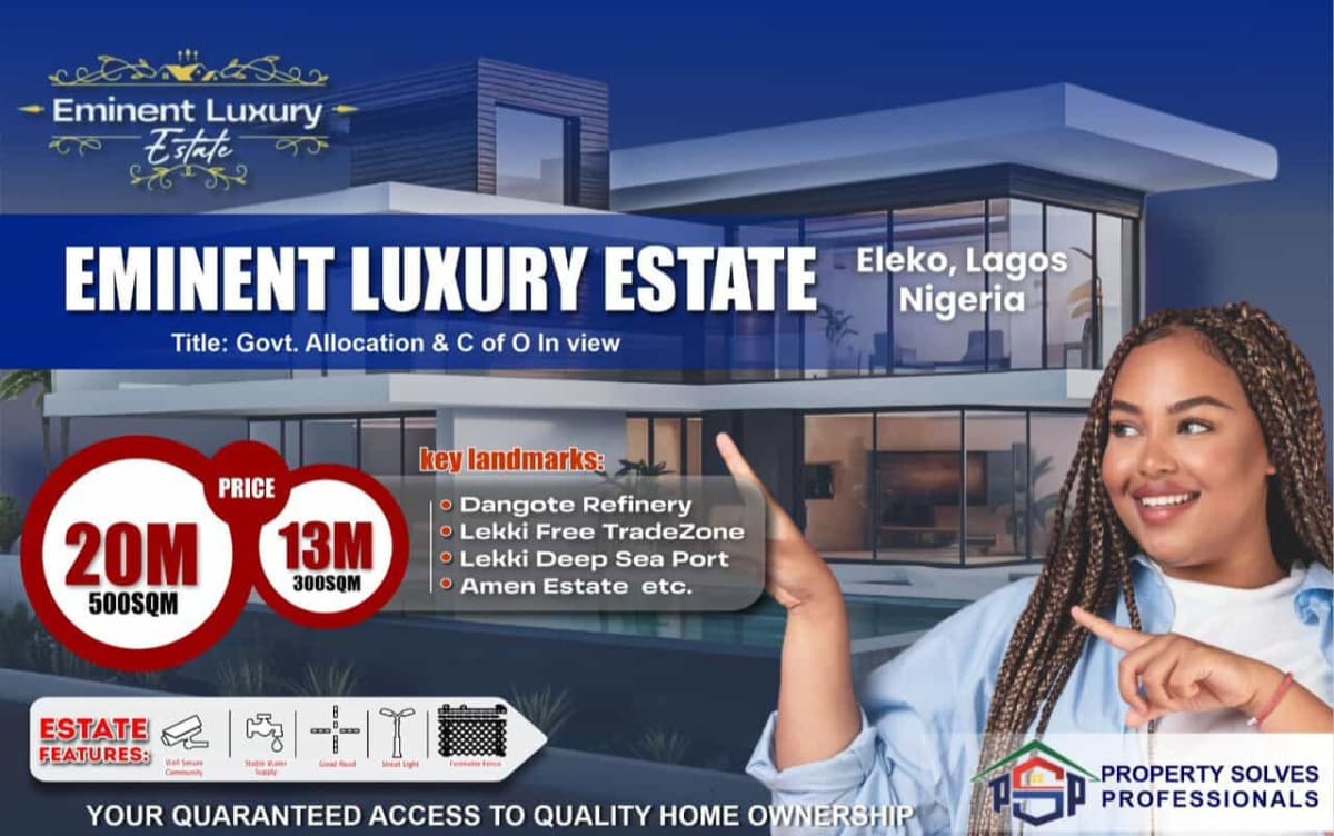 500 sqm land with c of o (325ibejulekki)