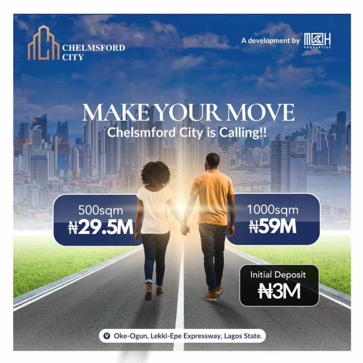  1000 sqm dry land with c of o (318ibejulekki)