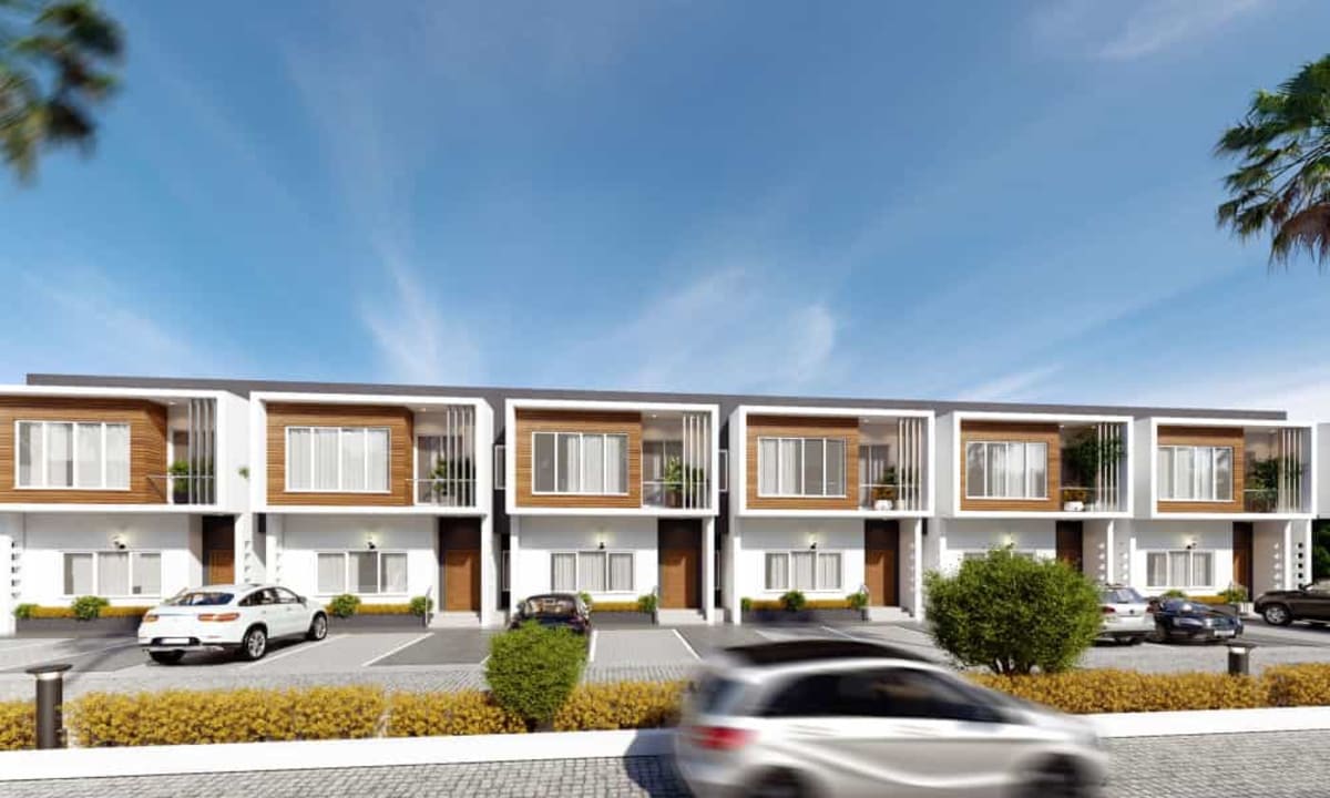 Four bedroom terraced duplex with bq (396sangotedo)