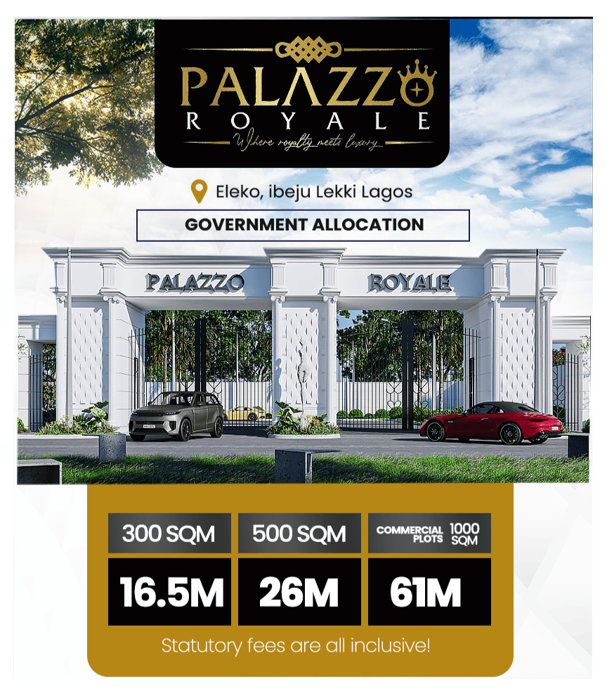 500 sqm residential land (270ibejulekki)