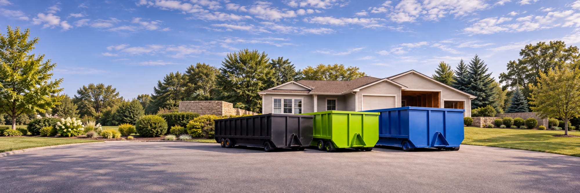 Dumpster rental service areas across Monroe and Union County