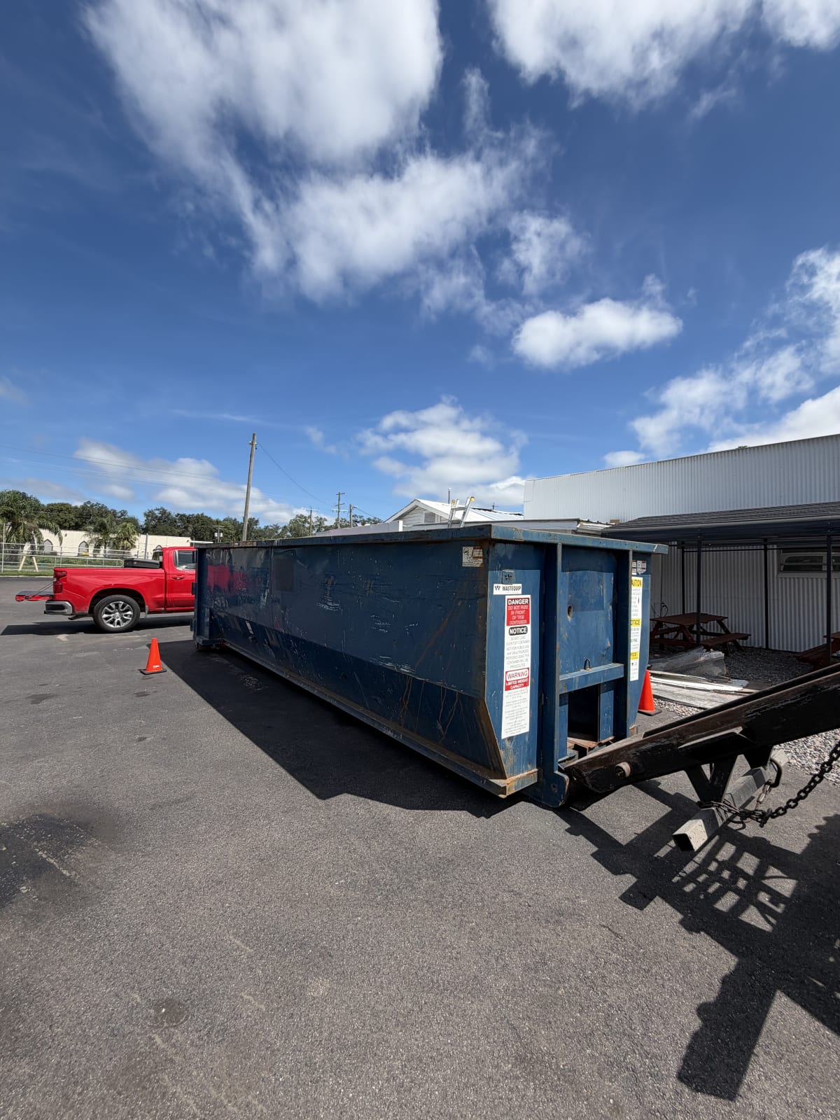 30-yard roll-off dumpster rental in Tampa for large construction and demolition