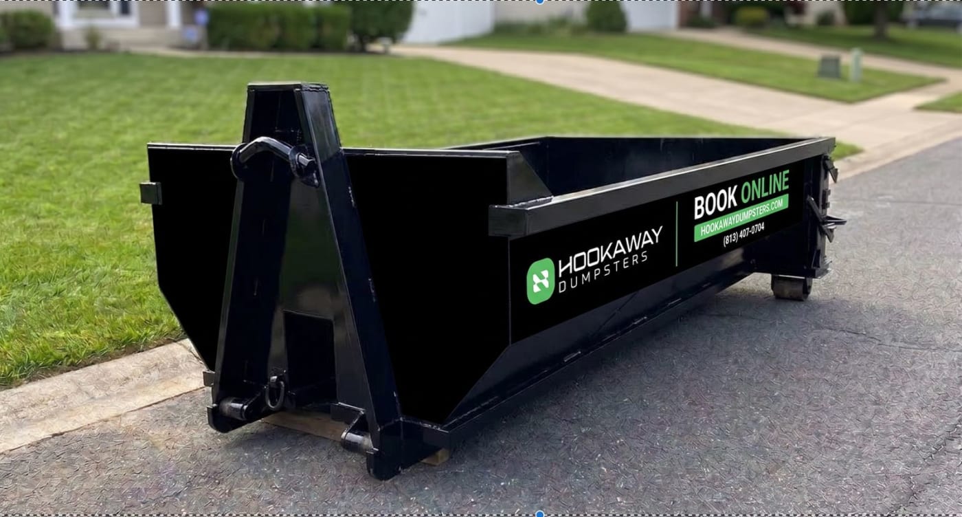 Hookaway 10 yard dumpster