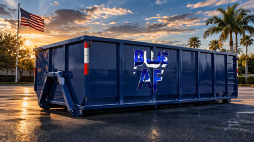 Roll-off dumpster delivered in Volusia County FL