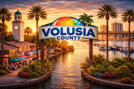 Volusia County Florida dumpster rental service area
