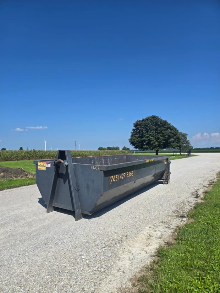 15 yard roll-off dumpster
