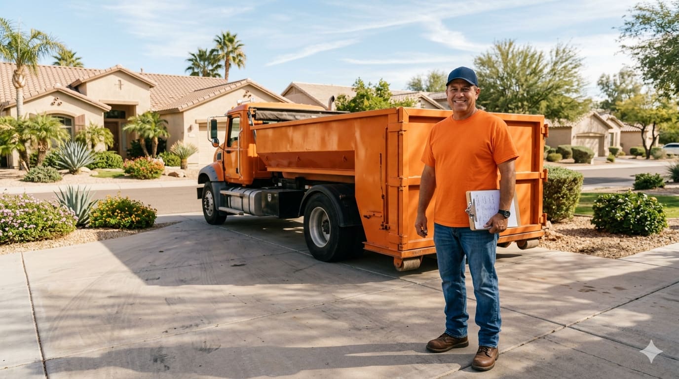 Book your dumpster online or by phone
